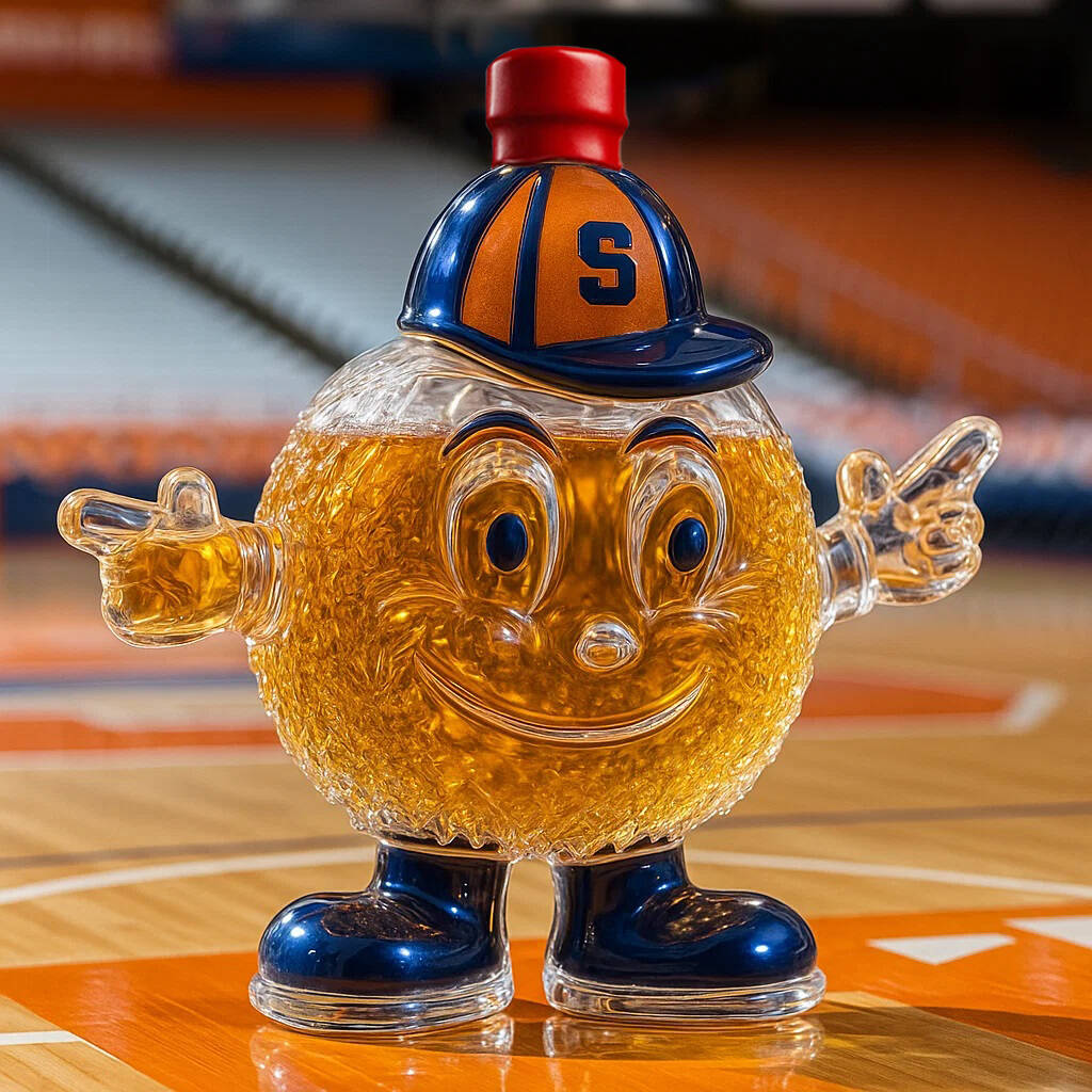 Syracuse Orange Whisky Bottle