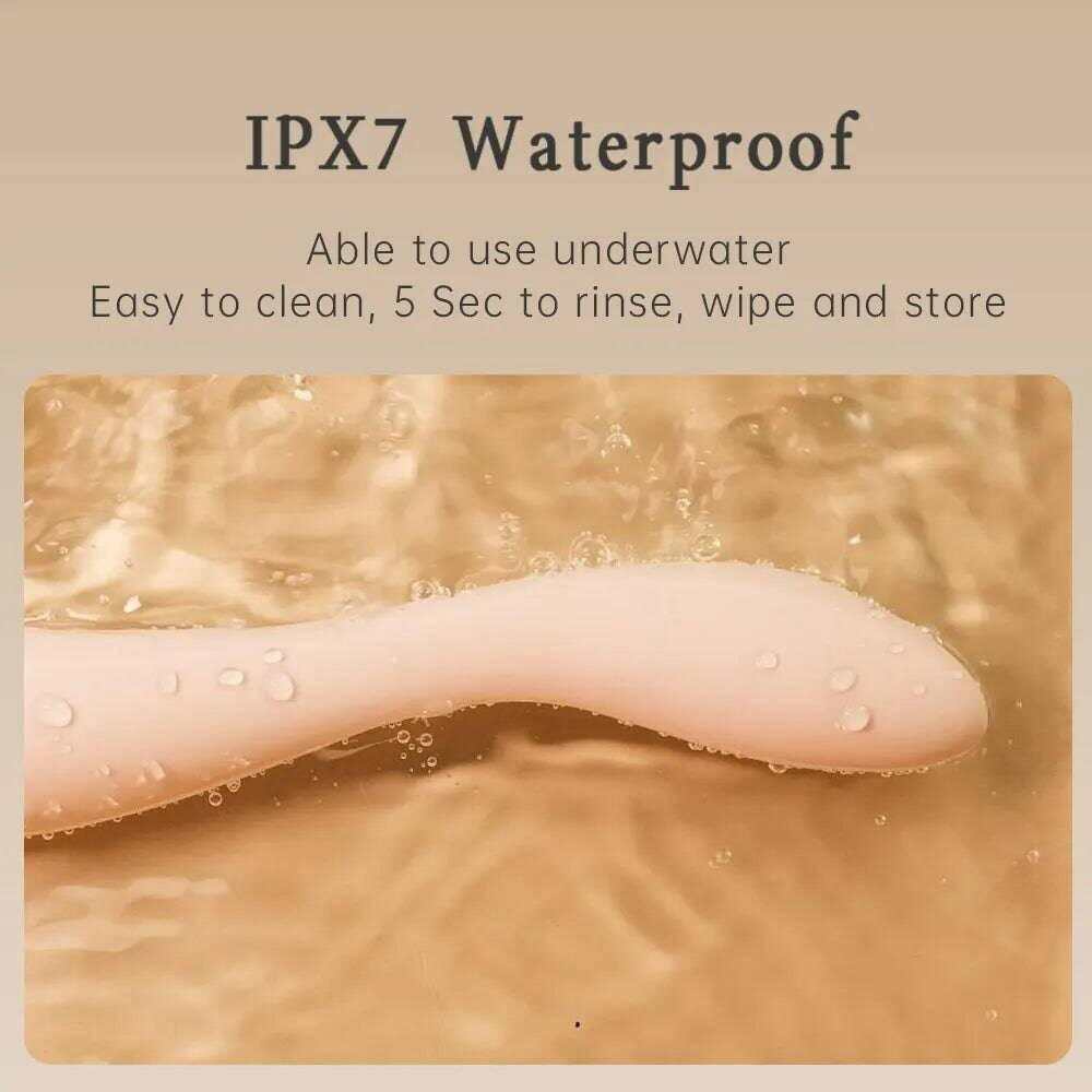 DRY WELL G-Spot Heating Rose Vibrator: Clitoral & G-Spot Stimulation