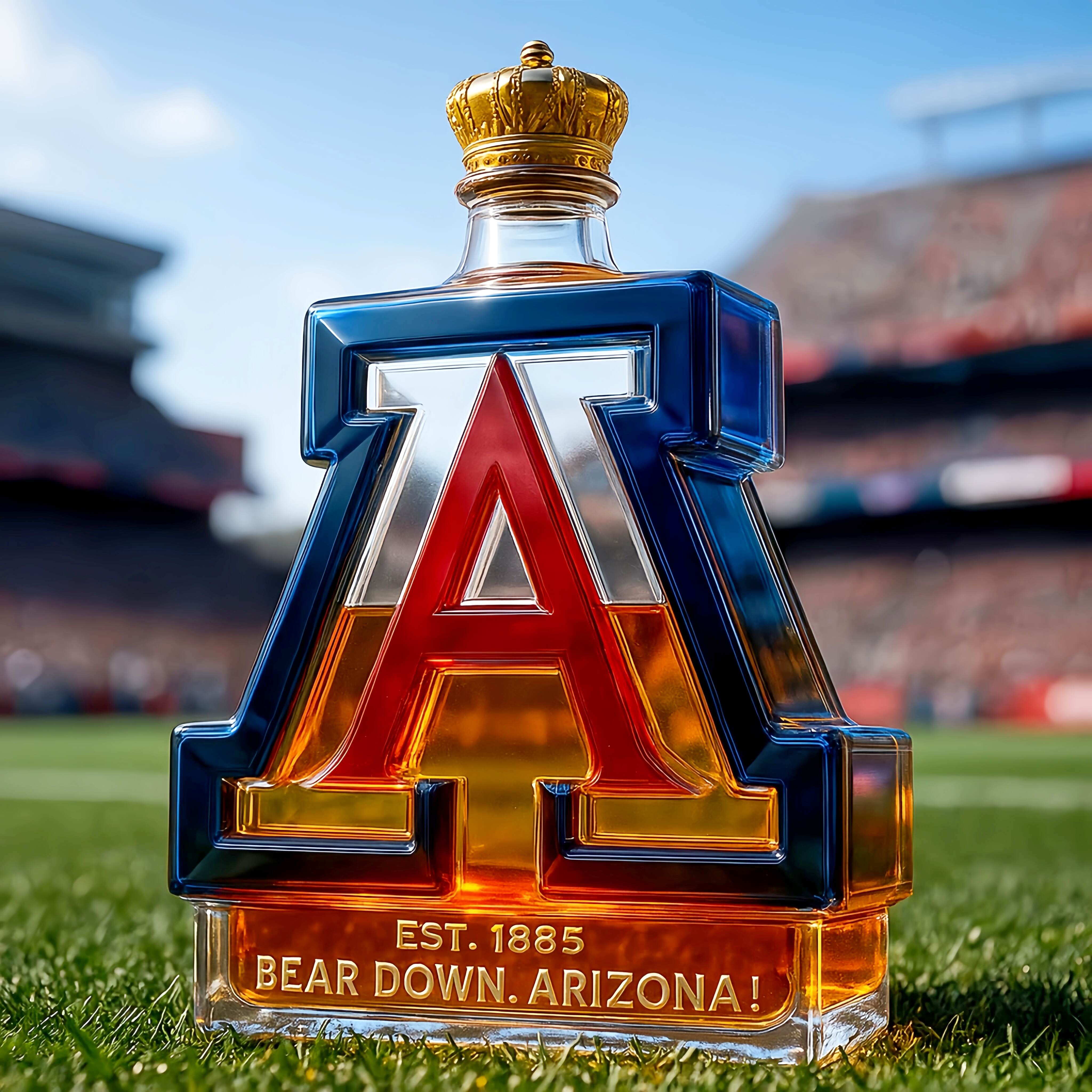 Arizona Wildcats Limited Edition Whisky Bottle