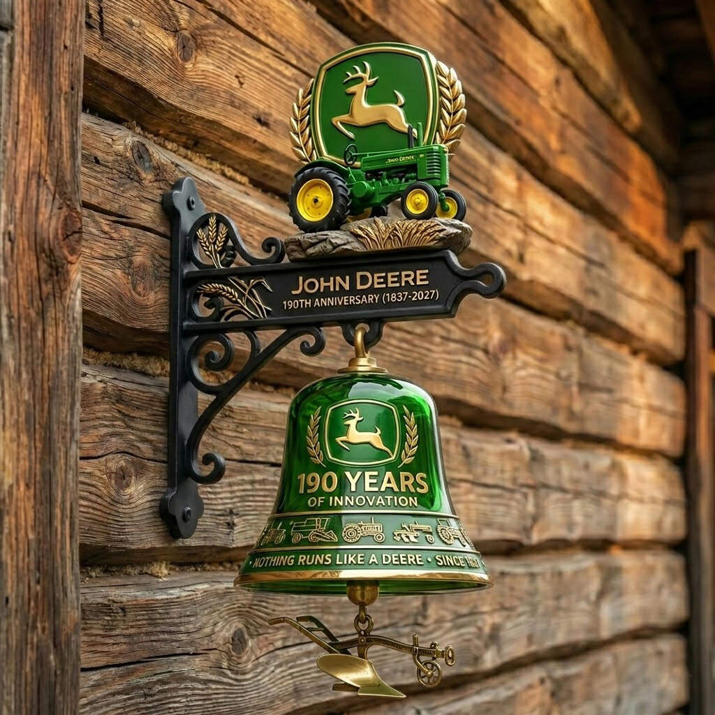 🌾 John Deere 190th Anniversary Limited Wall Bell