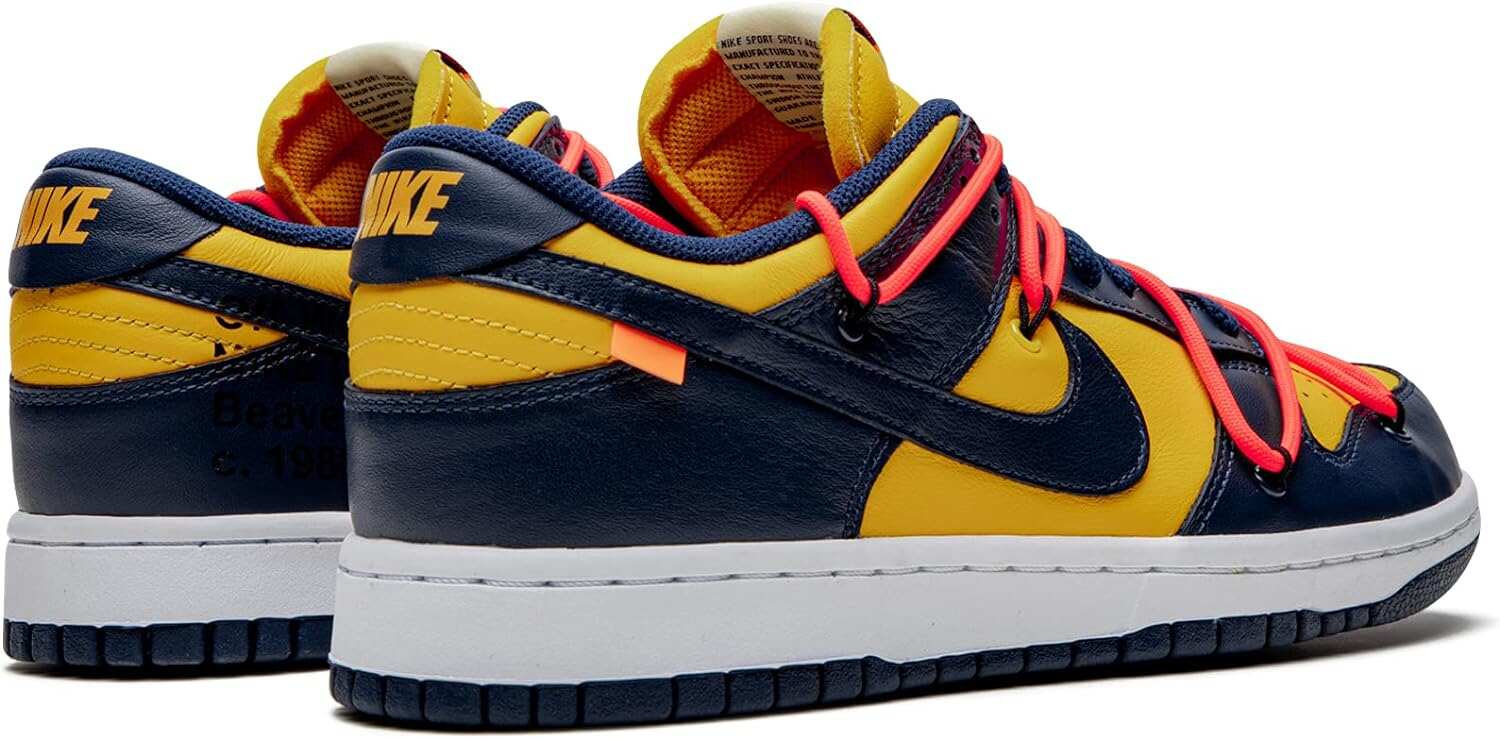 Nike Mens Dunk Low CT0856 700 Off-White - University Gold - Size