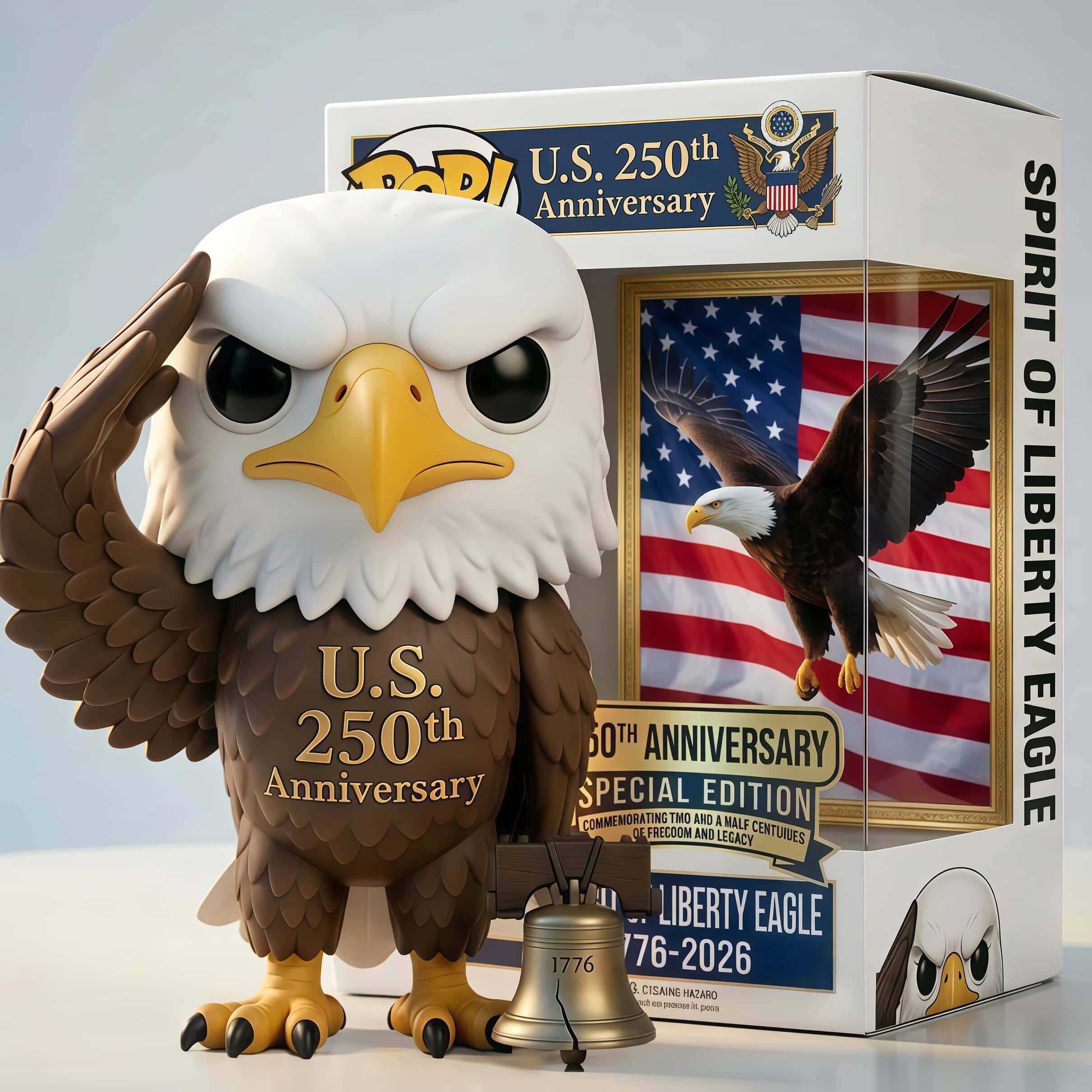 U.S. 250th Anniversary Bald Eagles Pop