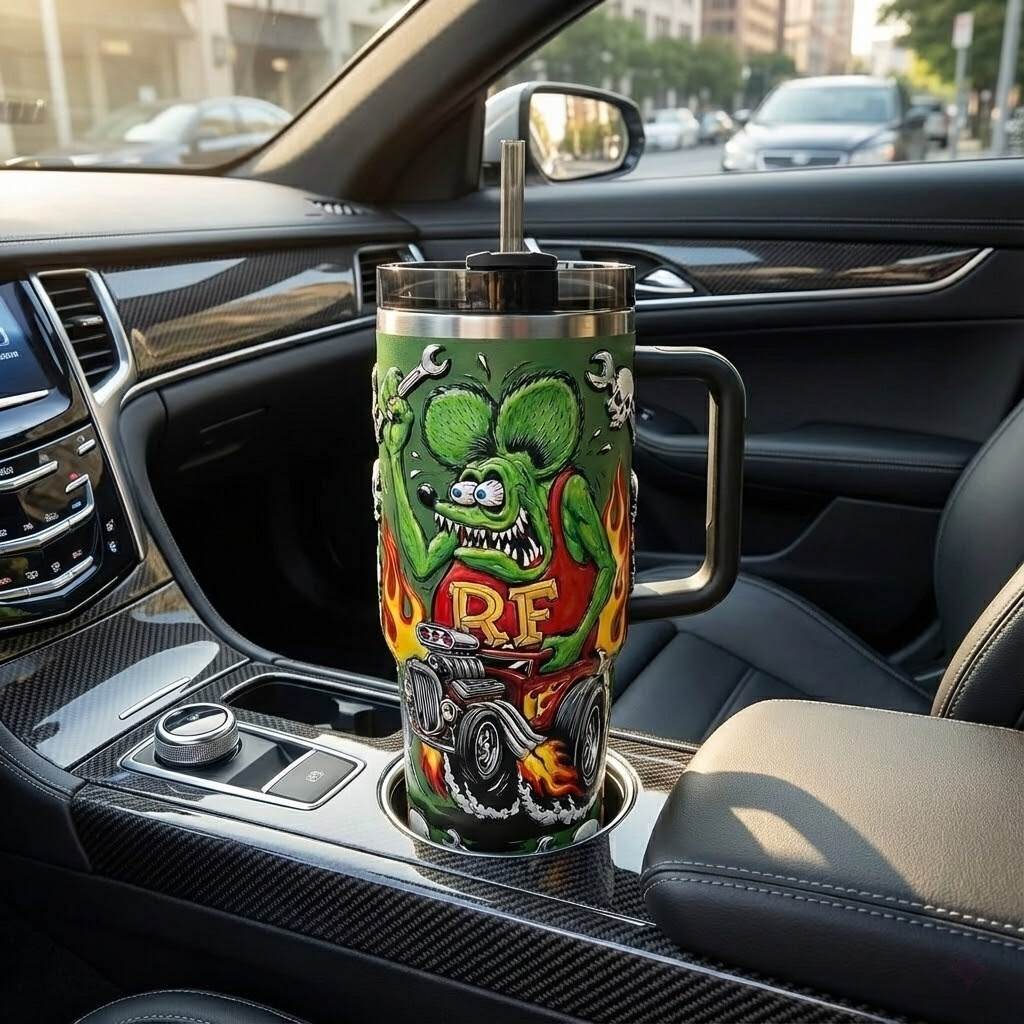 Rat Fink Tumbler