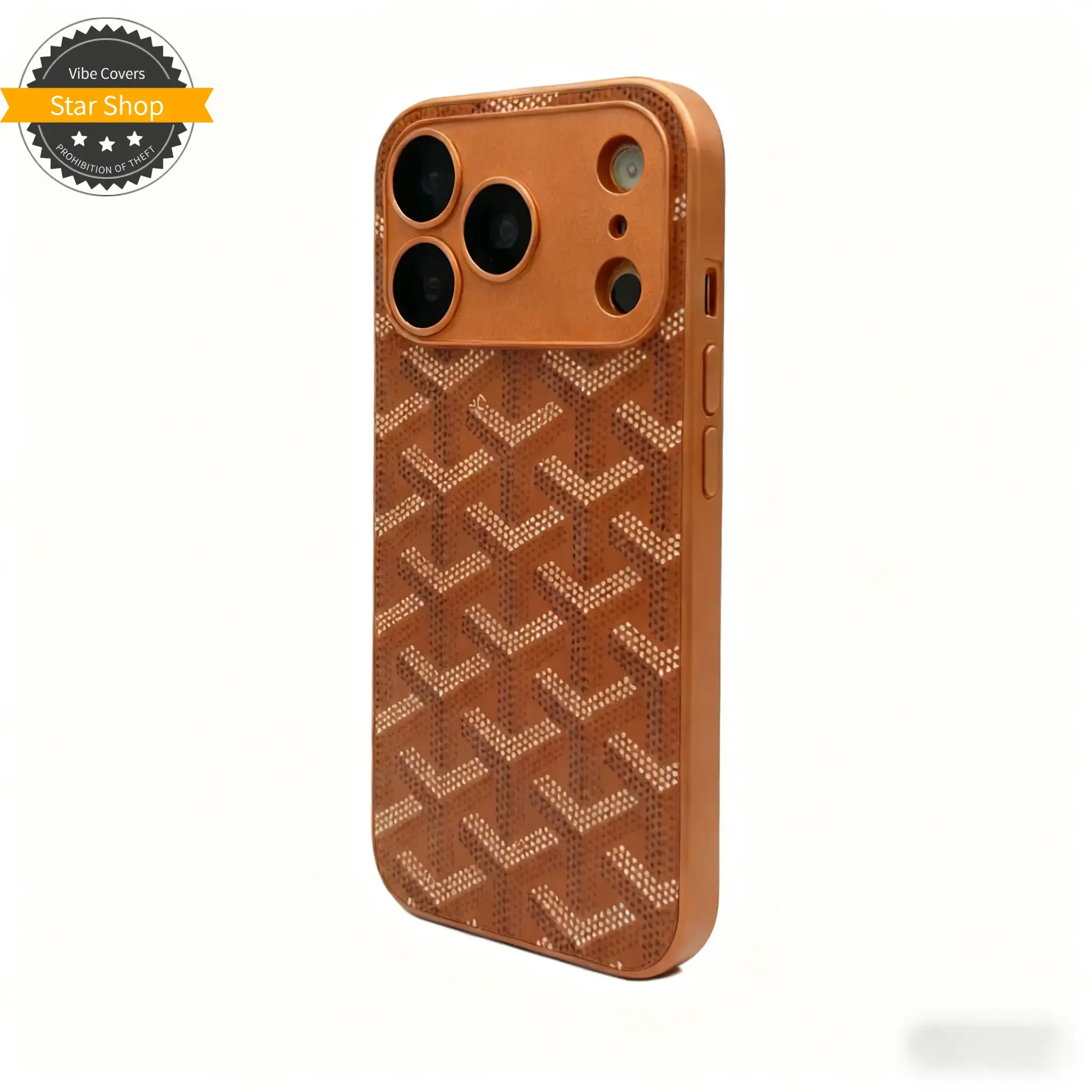 Trendy Full Coverage with Lens Protector IP 17 Pro Max Glass Back Panel 16 Pro Phone Case
