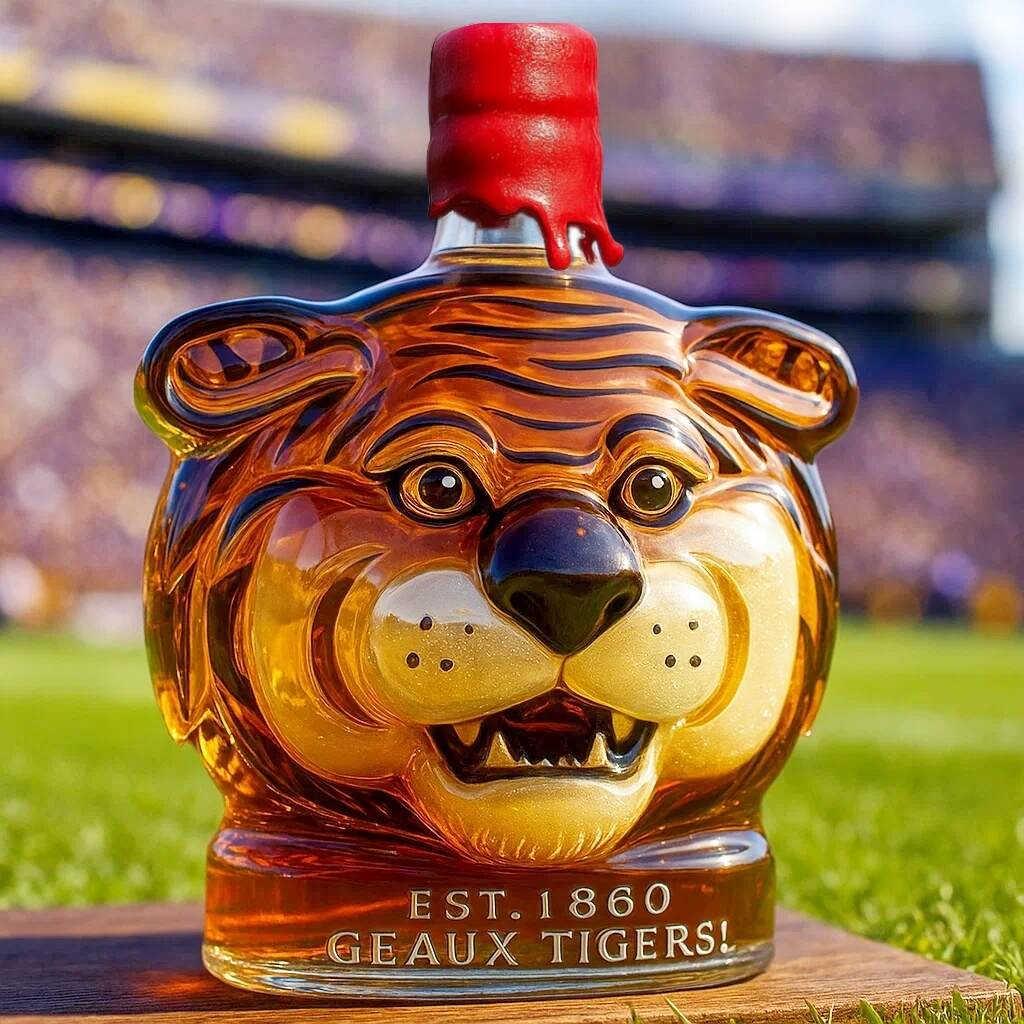 TIGERS Mascot Limited Edition Whisky Bottle