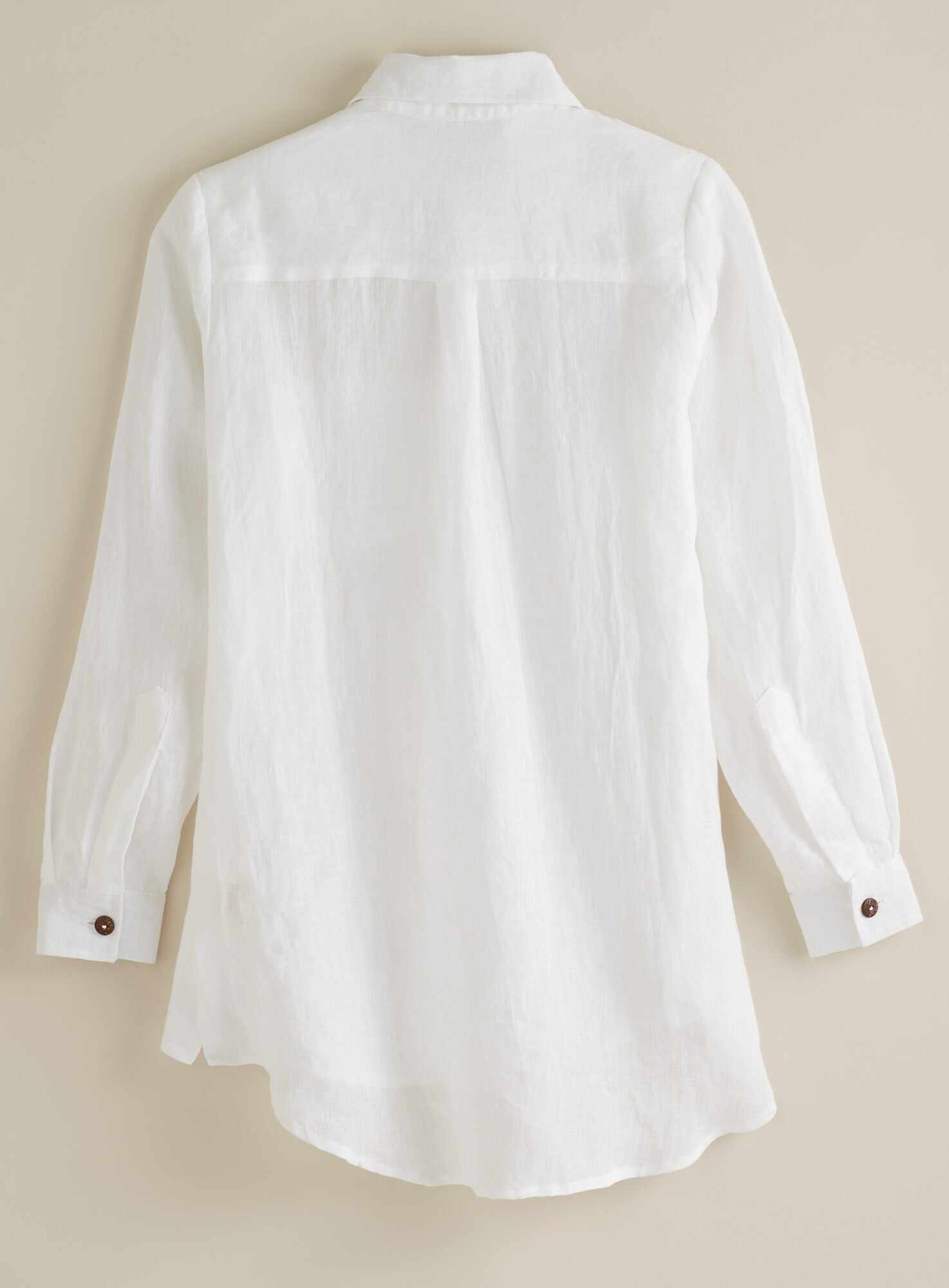 Algarve European Linen Long-sleeve Shirt