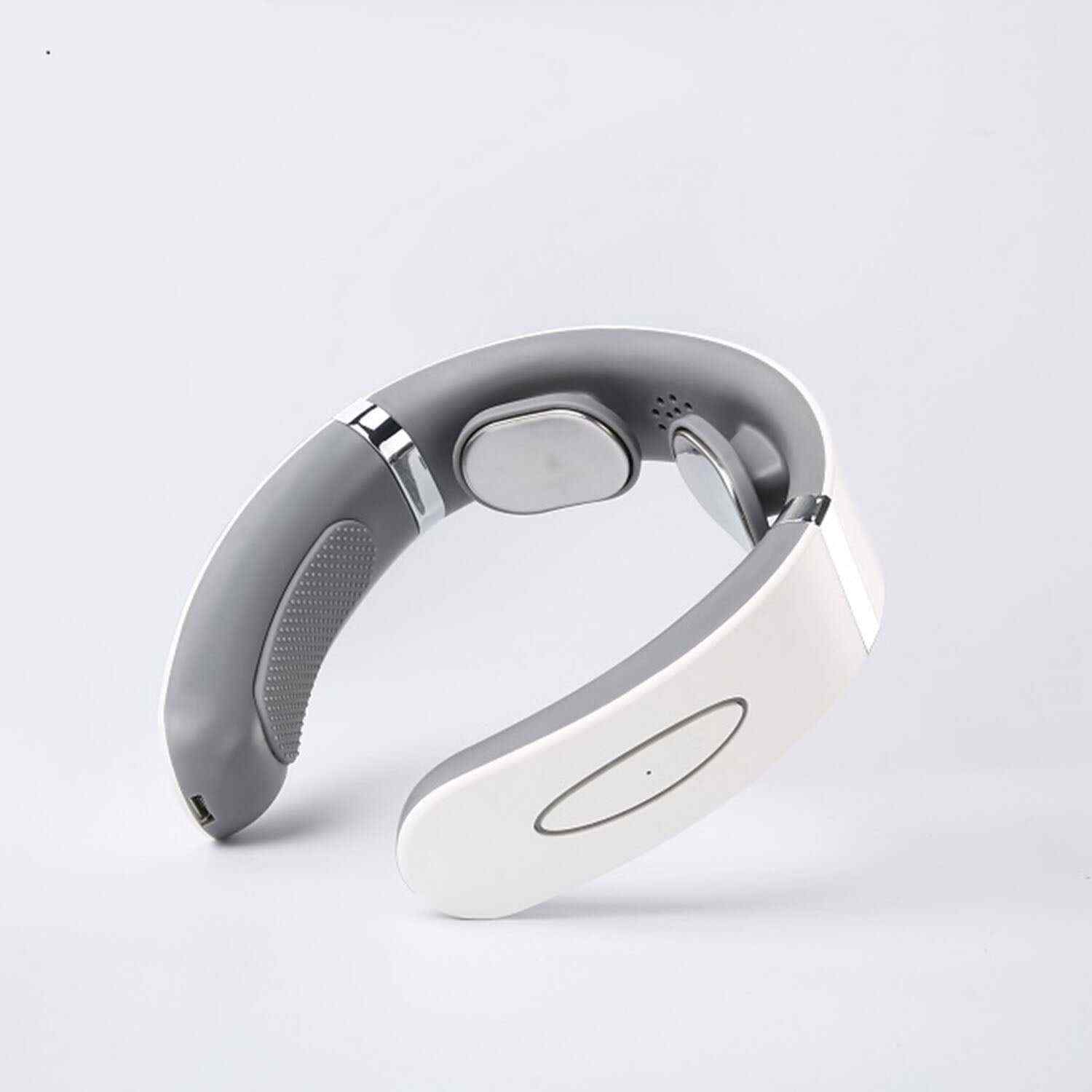 Neck Massager with Heat, Rechargeable, Pain Relief, Cordless Intelligent Neck Massage, 6 Modes Multi Levels Portable Deep Tissue Trigger Point Massager Car, Home, Outdoor, Office Lightweight 9 Speeds