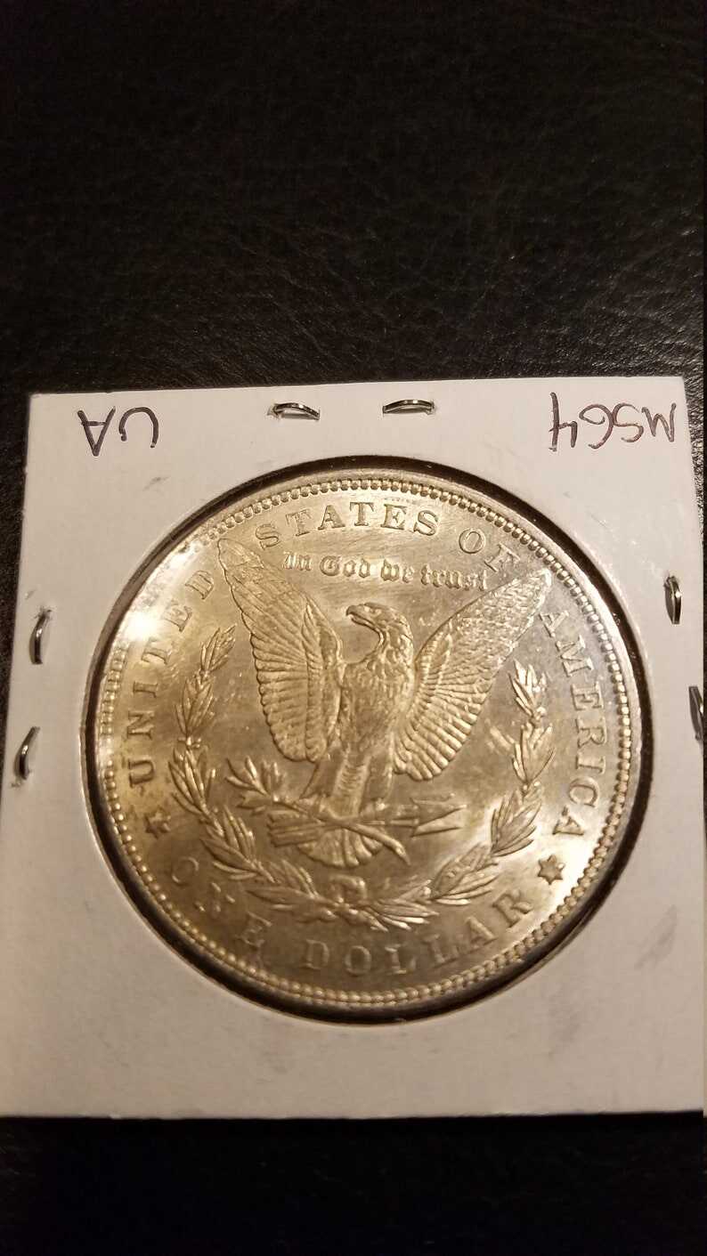 1889  Silver Morgan  Dollar BU / Mirror like ! Lot# 600