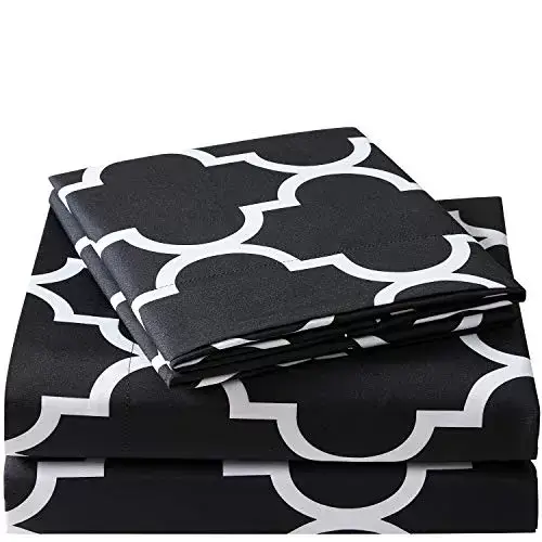 Brushed Microfiber Hypoallergenic 4 pcs Bedsheet Set