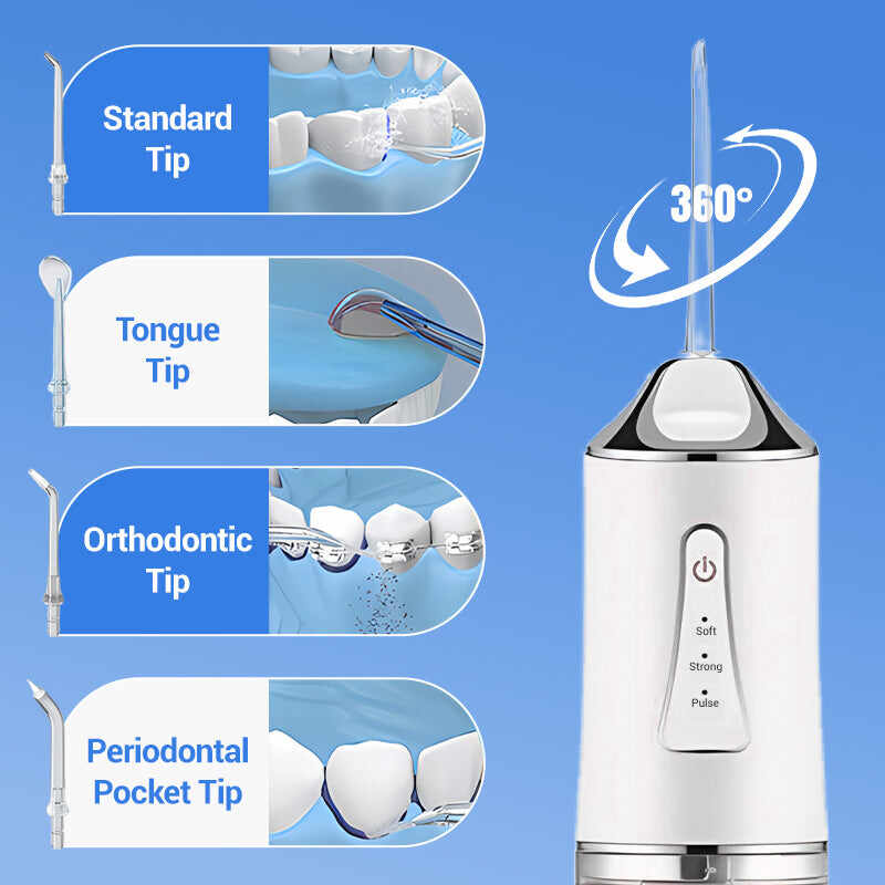 ⏳ Time-Limited Special! ⏰ Portable Oral Irrigator – Water Flosser! 💧🦷