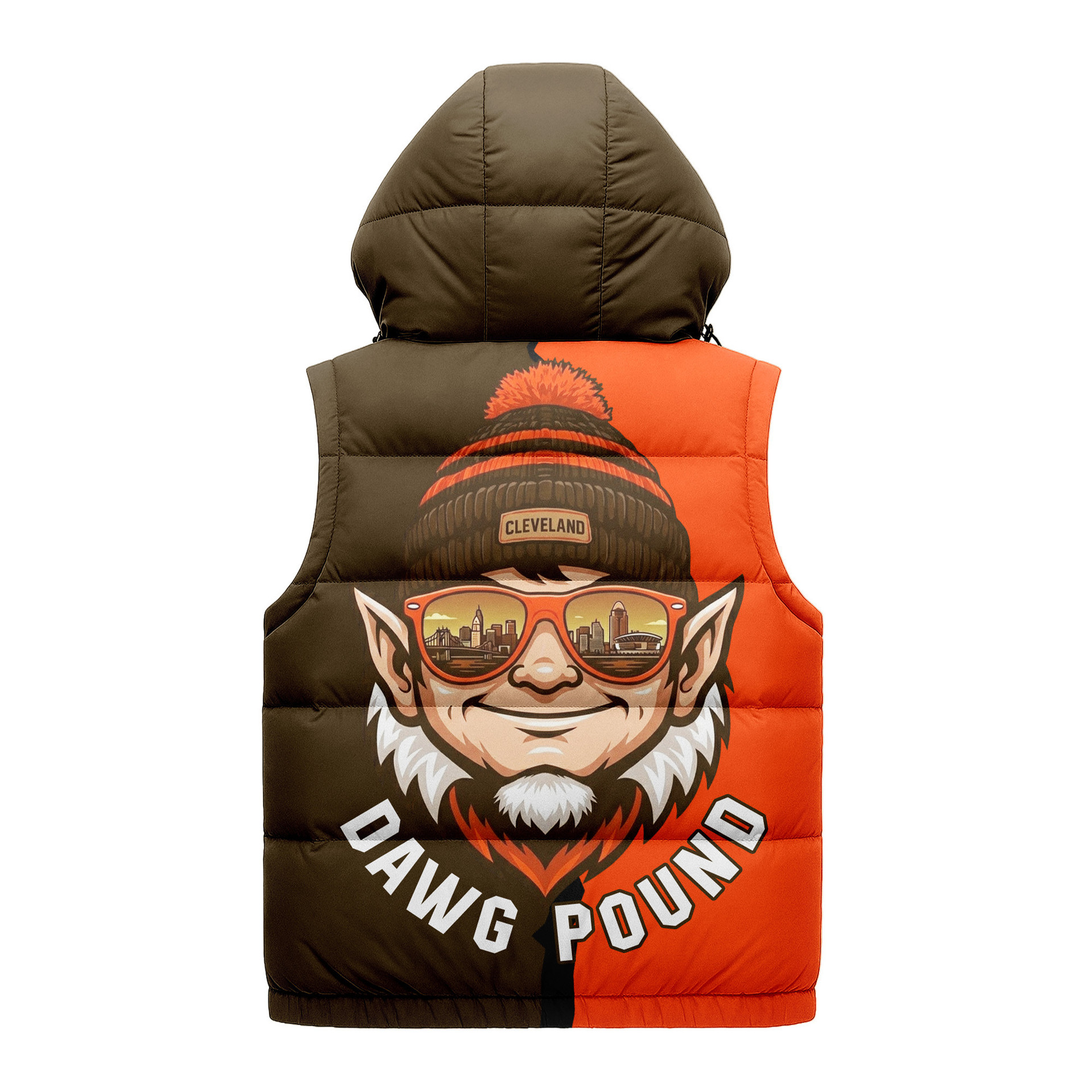 Cleveland Browns | Premium NFL Mascot Puffer Vest NY