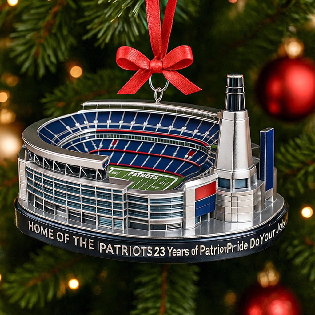 England Patriots Gillette Stadium Ornament