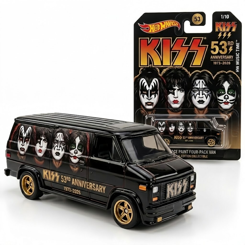 Hot Wheels –KISS 53rd Anniversary Collector’s Edition