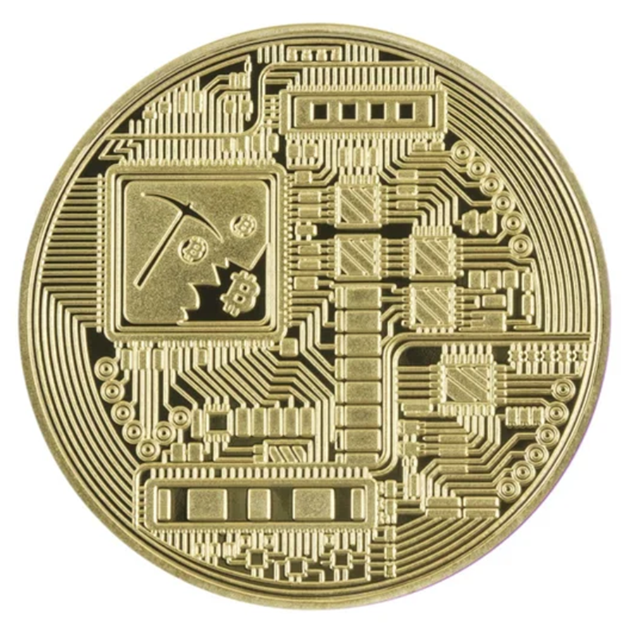 24K Gold Plated Bit Commemorative Coin