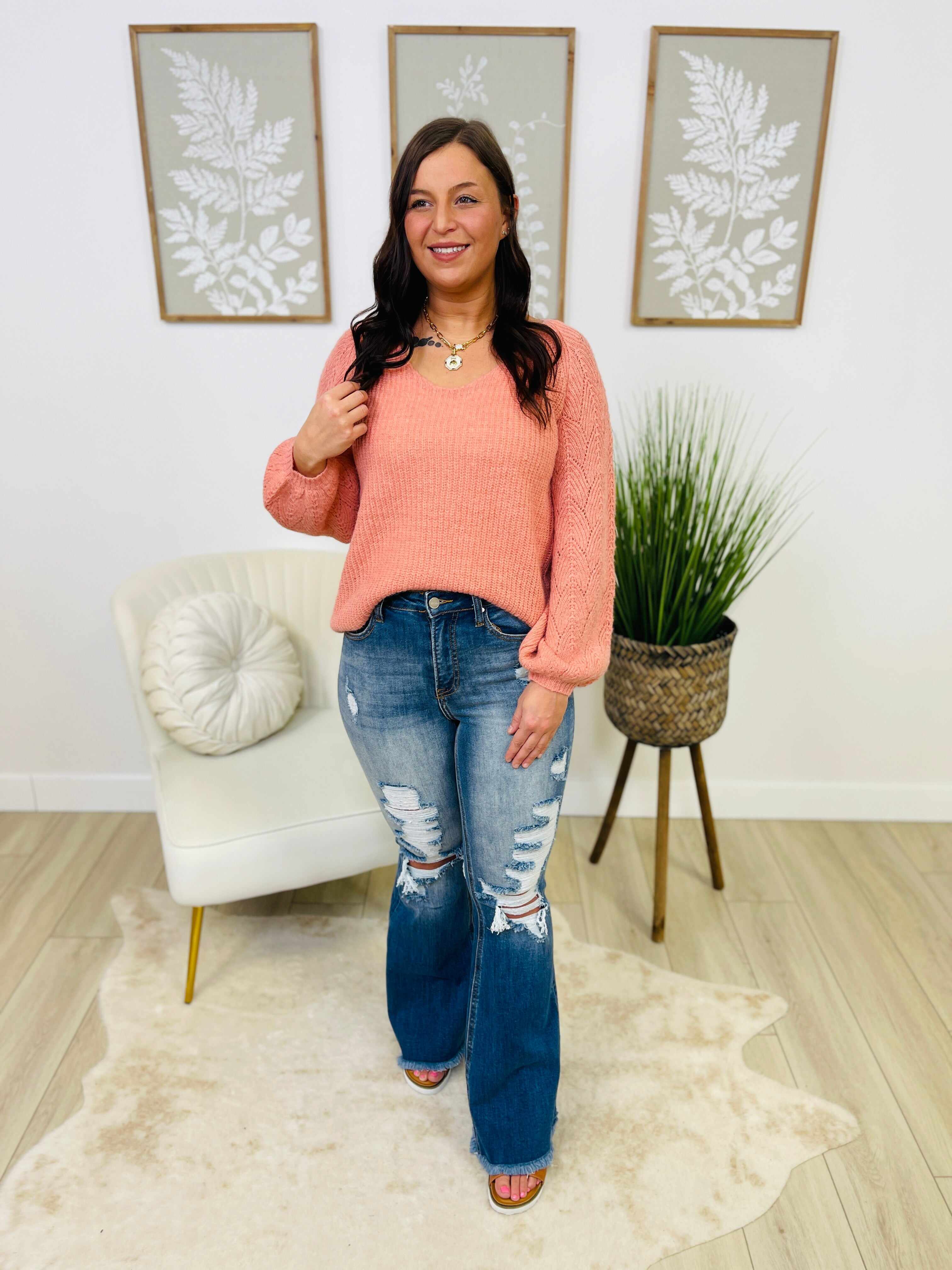 Risen PLUS/REG Pop Of Flare Jeans