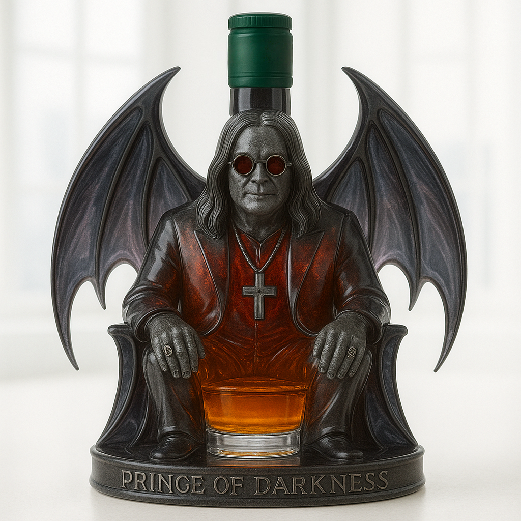 Ozzy Osbourne Whiskey Bottle