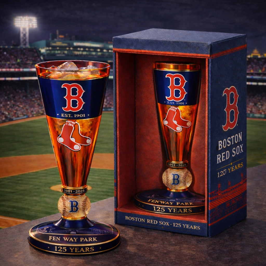 Boston Red Sox 125th Anniversary Whisky Glass