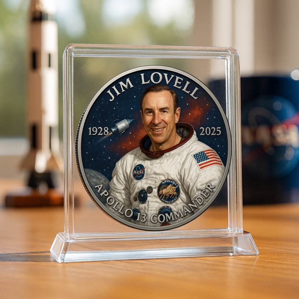 Jim Lovell – Apollo 13 Commander Memorial Coin