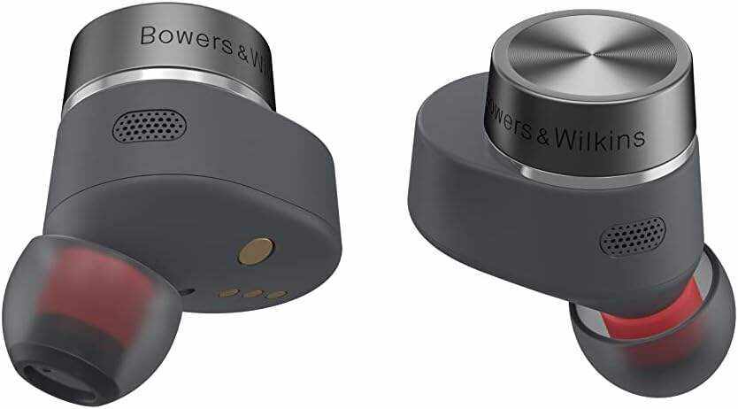 Bowers & Wilkins Pi5 S2 True Wireless Earphones, in-Ear Bluetooth Earbuds with Mic, Active Noise Cancellation, 16-Hr Battery, Android/iOS, Powerful Sound, Extreme Comfort, Sage Green (2023 Model)