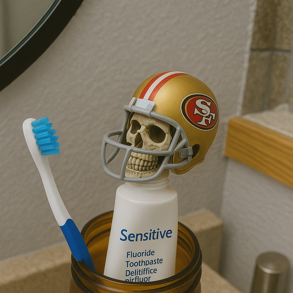 💀🏈NFL Skull Toothpaste Cap