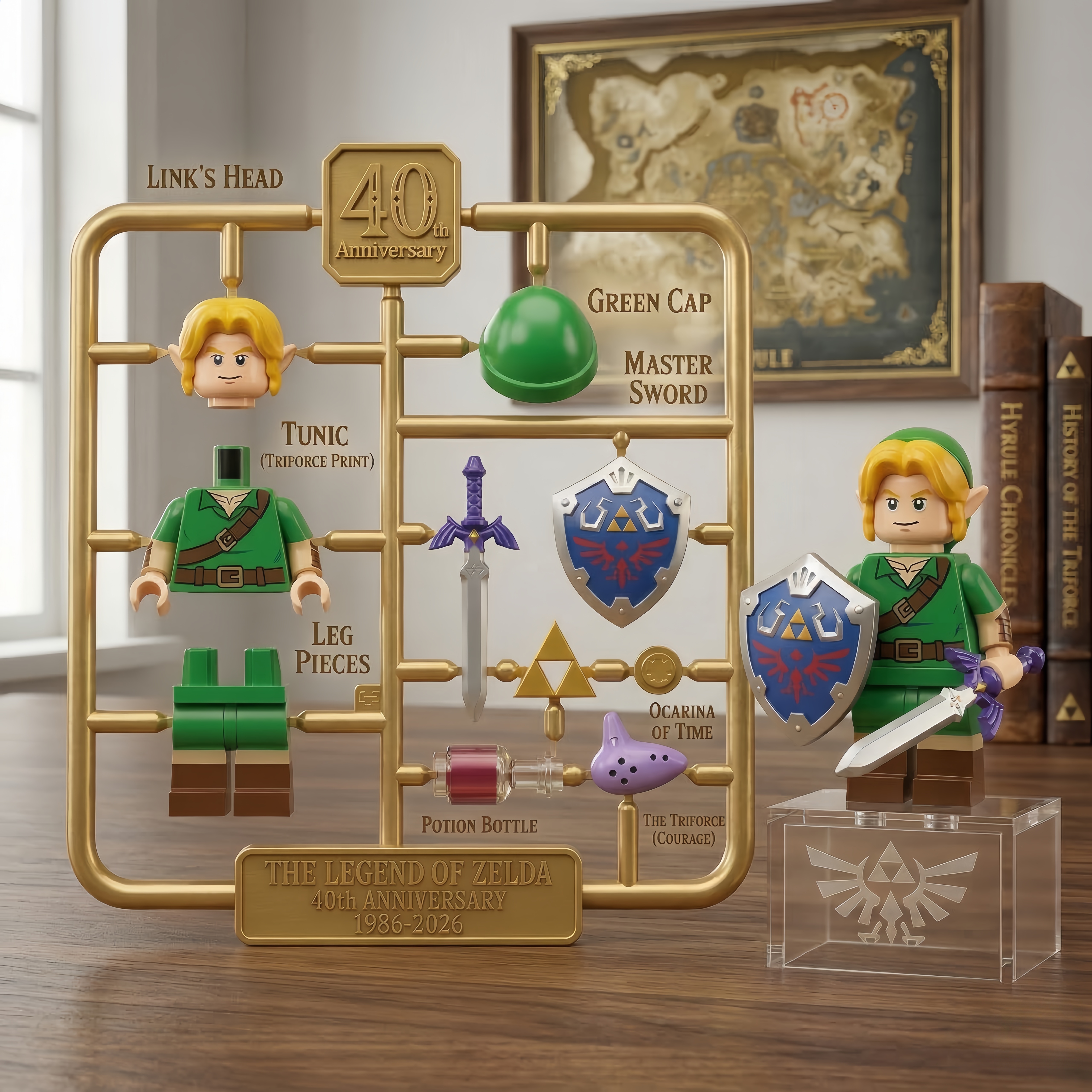 The Legend of Zelda 40th Anniversary – Link’s Brick Kit