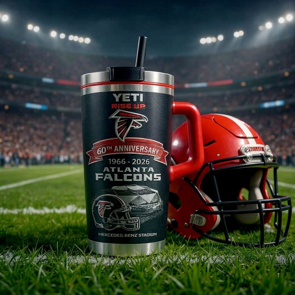 ATL Falcons 60th Anniversary Limited Edition YETI Tumbler