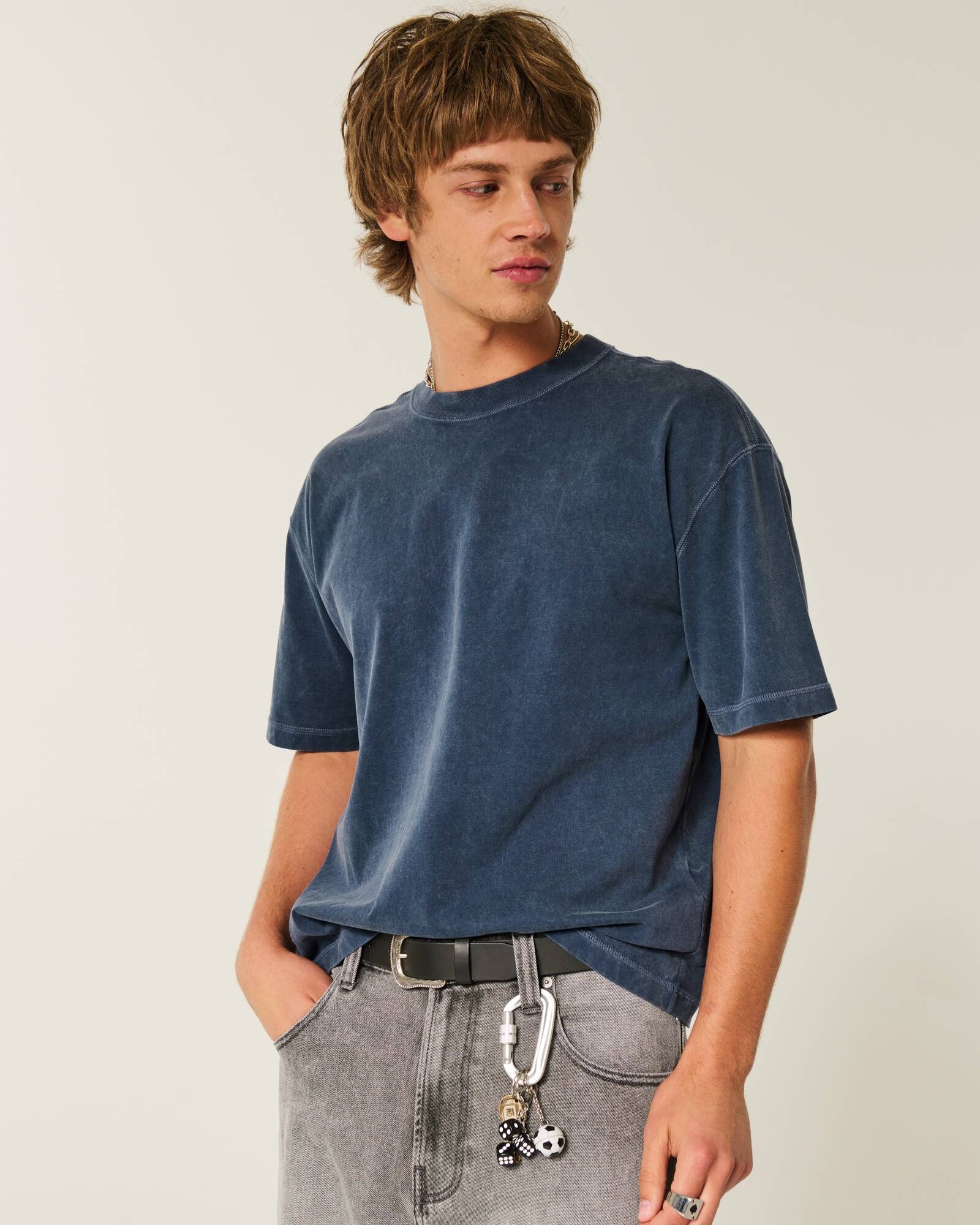 Boxy Heavyweight Crop Crew T-Shirt