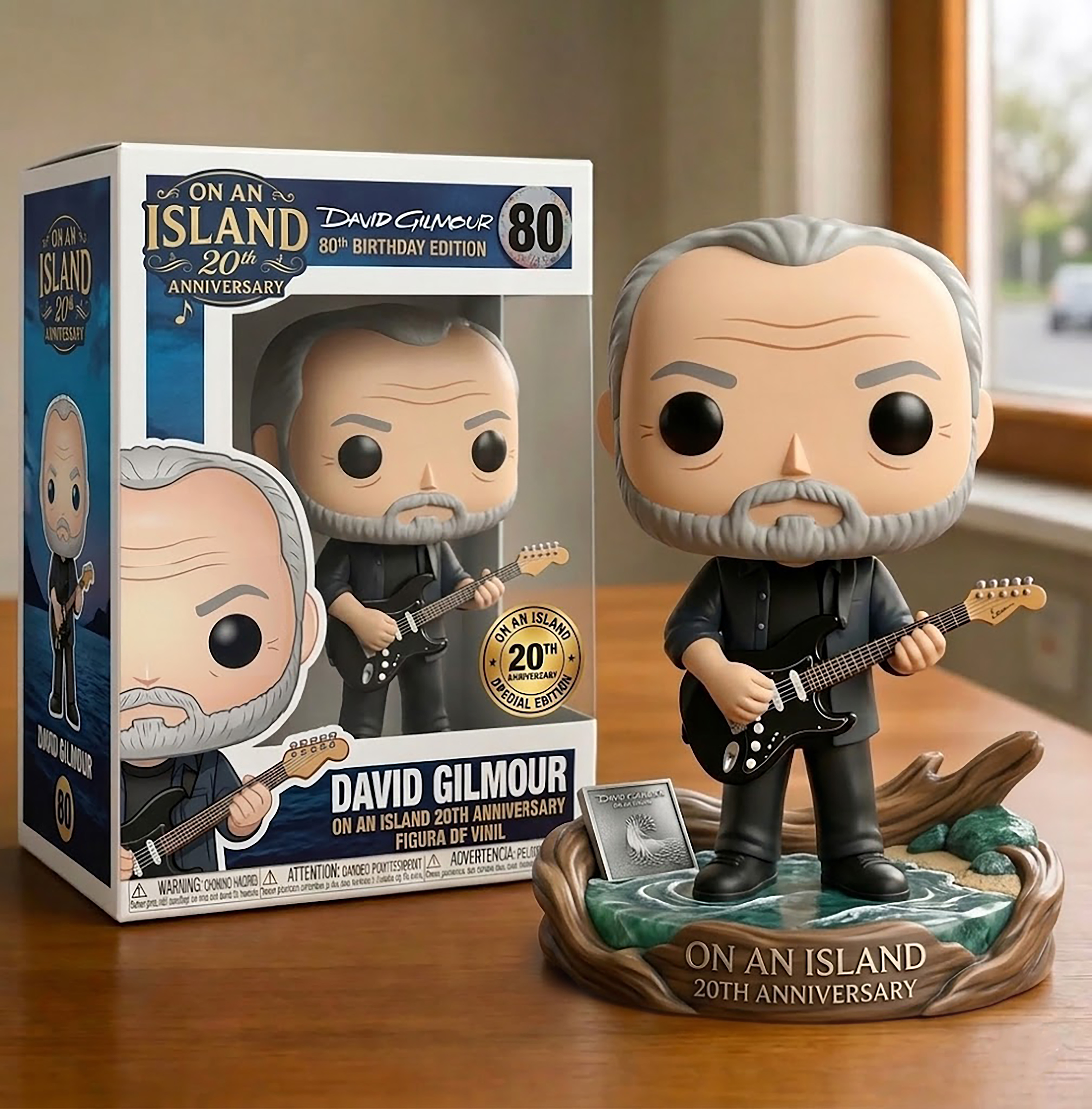 🎸 David Gilmour “On An Island” 20th Anniversary POP！ Figure