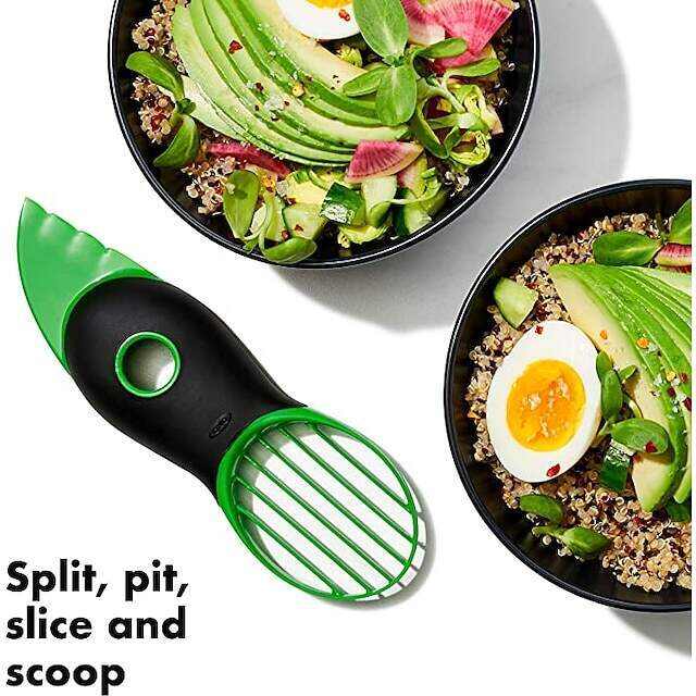 Three-In-One Avocado Knife Multi-Purpose Avocado Slicer