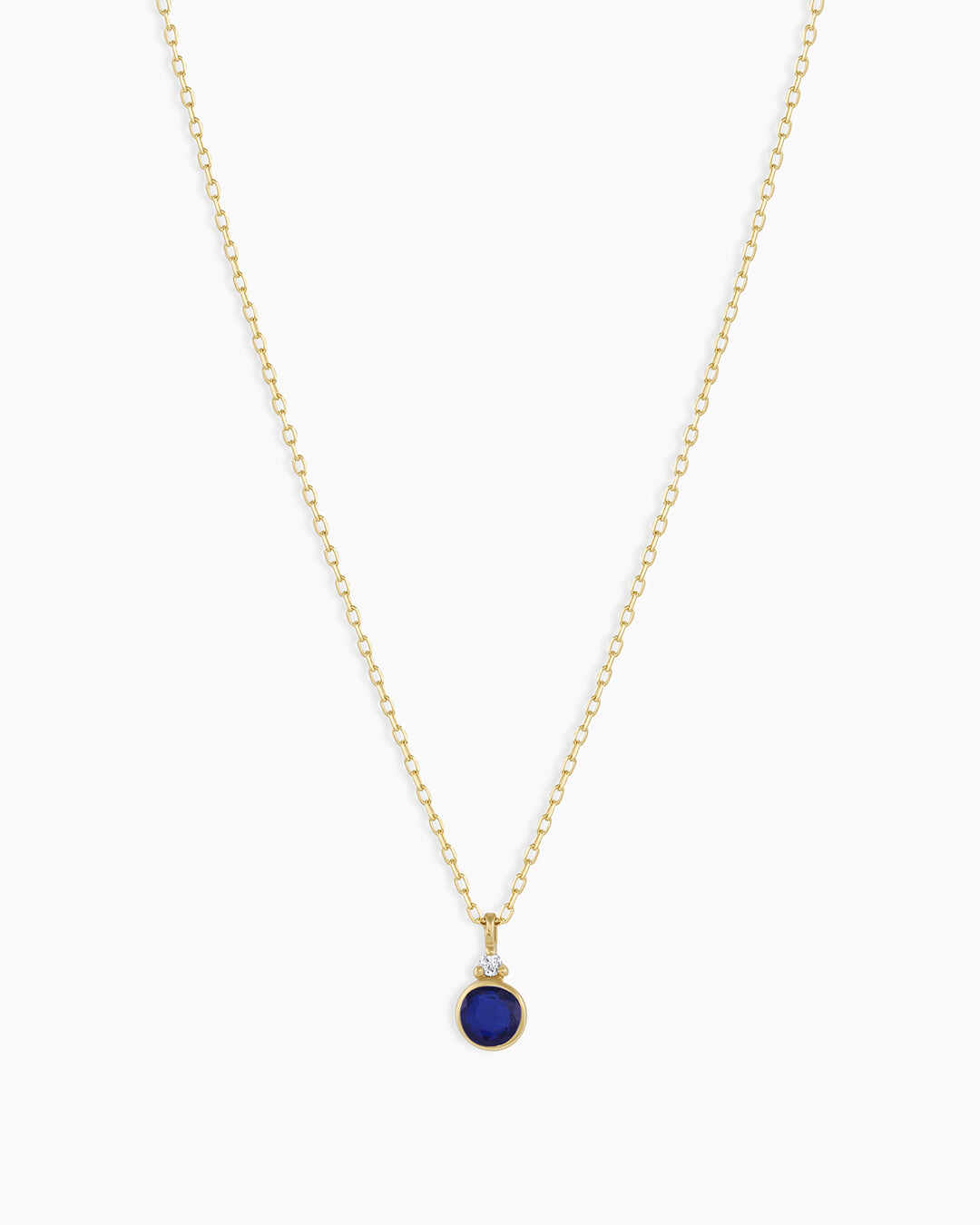 14k Gold Birthstone Necklace