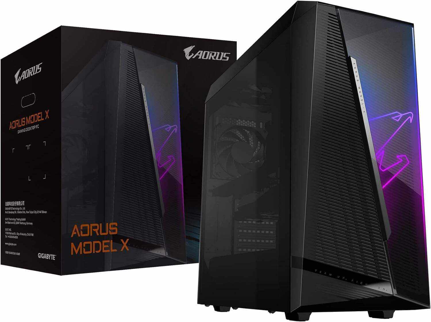 Gigabyte AORUS Model X Gaming PC Computer Desktop (Intel i9-12900K, NVIDIA GeForce RTX 3080 GDDR6X 10GB, 16GB DDR5 RAM, 2TB M.2 SSD) - AMXI9N8A-2171