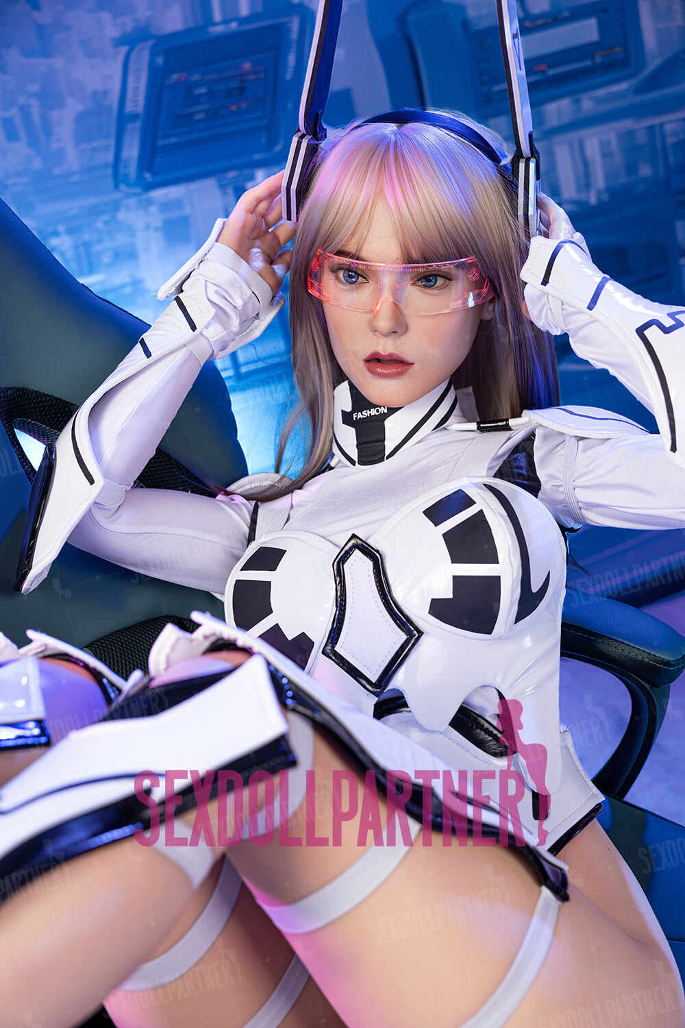 EU Stock - 2025 Latest Version RIDMII Tenar Unique Design Silicone Head AI Talking Realistic Robot Sex Doll Head Only
