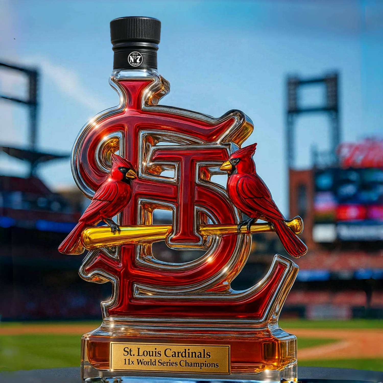 St. Louis Cardinals Limited Edition Whiskey Bottle