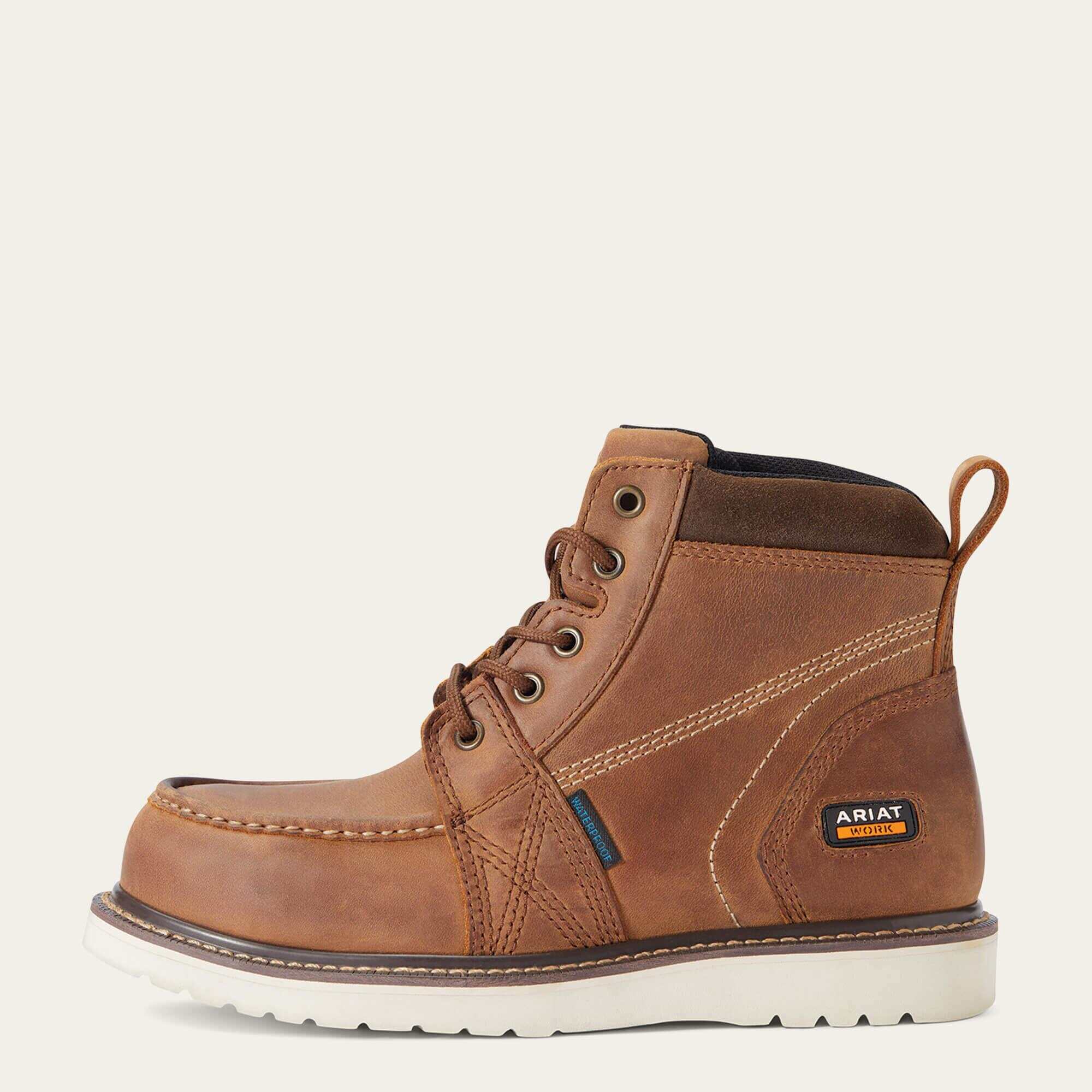 Rebar Wedge Moc Toe Waterproof Composite Toe Work Boot