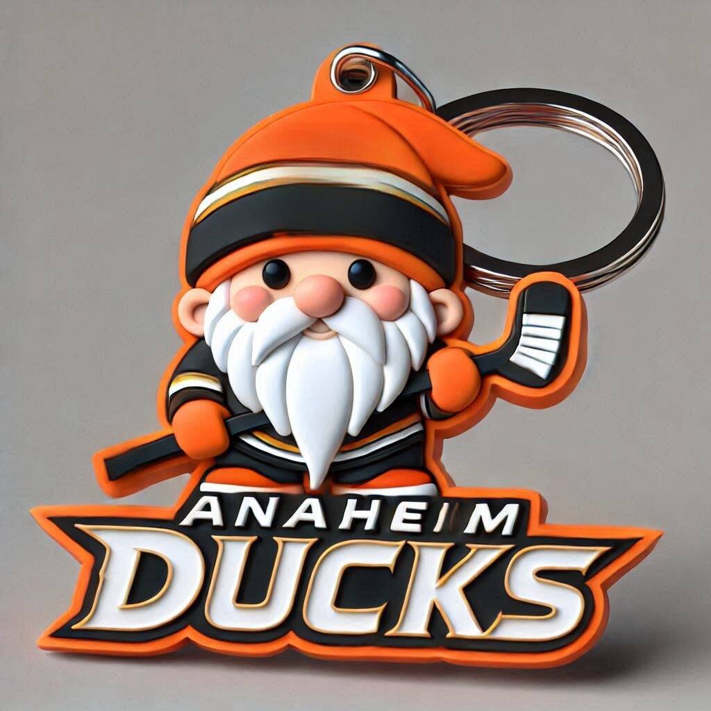 Hockey Gnome Keychain
