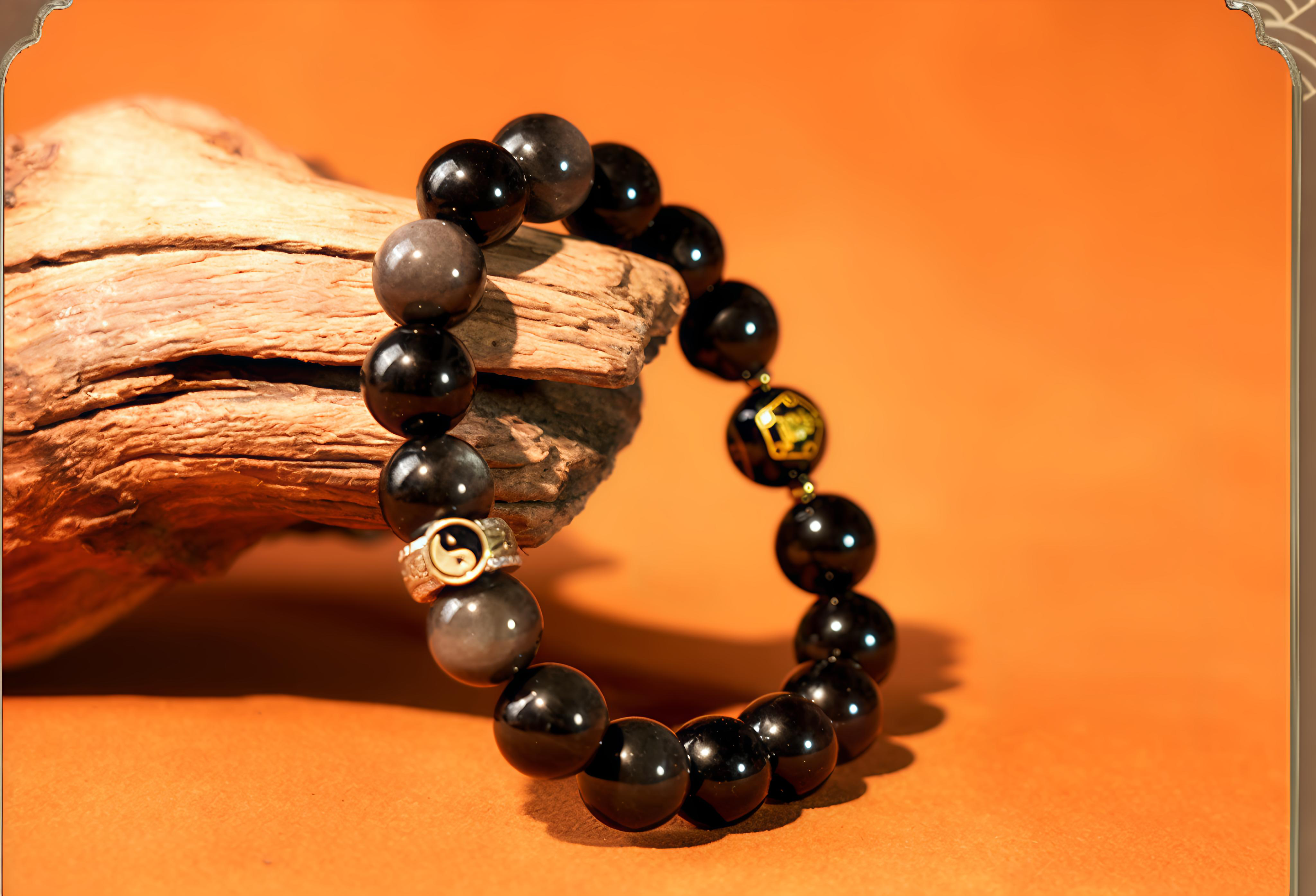 Tai Chi Beaded Bracelet