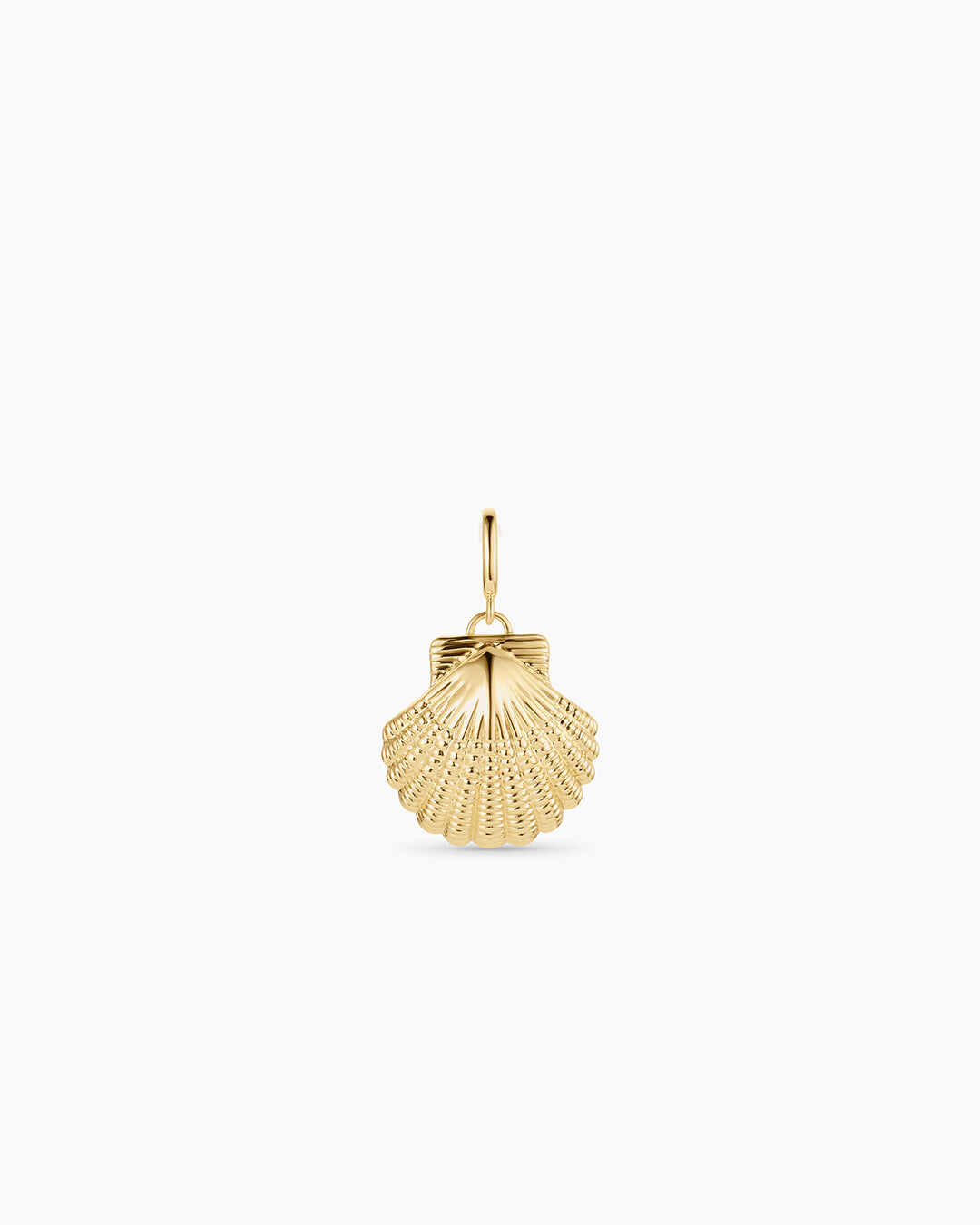 Gold Scallop Shell Parker Charm