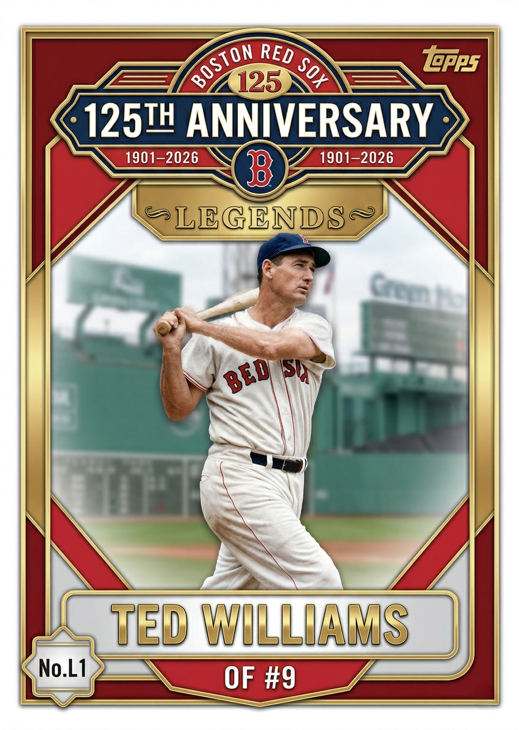 2026 Boston Red Sox 125th Anniversary Hobby Box