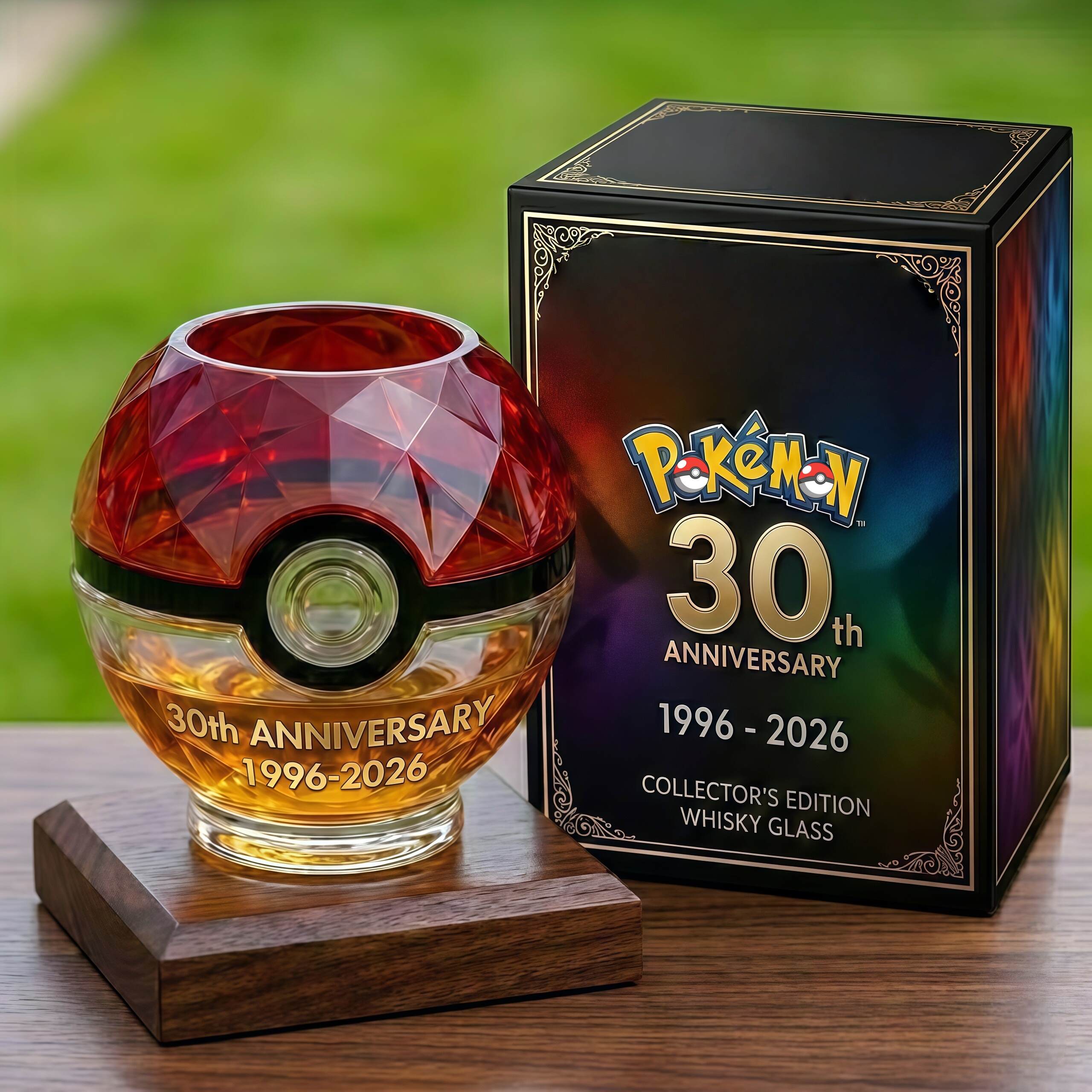 Pokémon 30th Anniversary Commemorative Poké Ball Glass