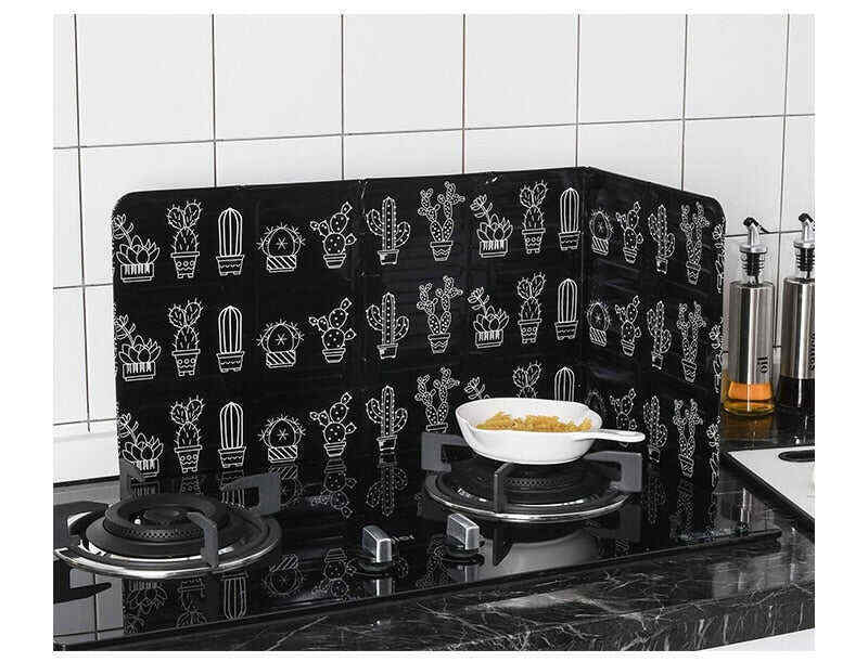 Aluminum Foldable Kitchen Gas Stove Baffle Plate
