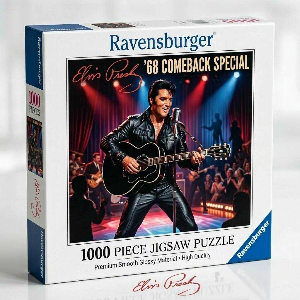 Elvis Presley American Eagle Jumpsuit 1000-Piece Ravensburger Jigsaw Puzzle