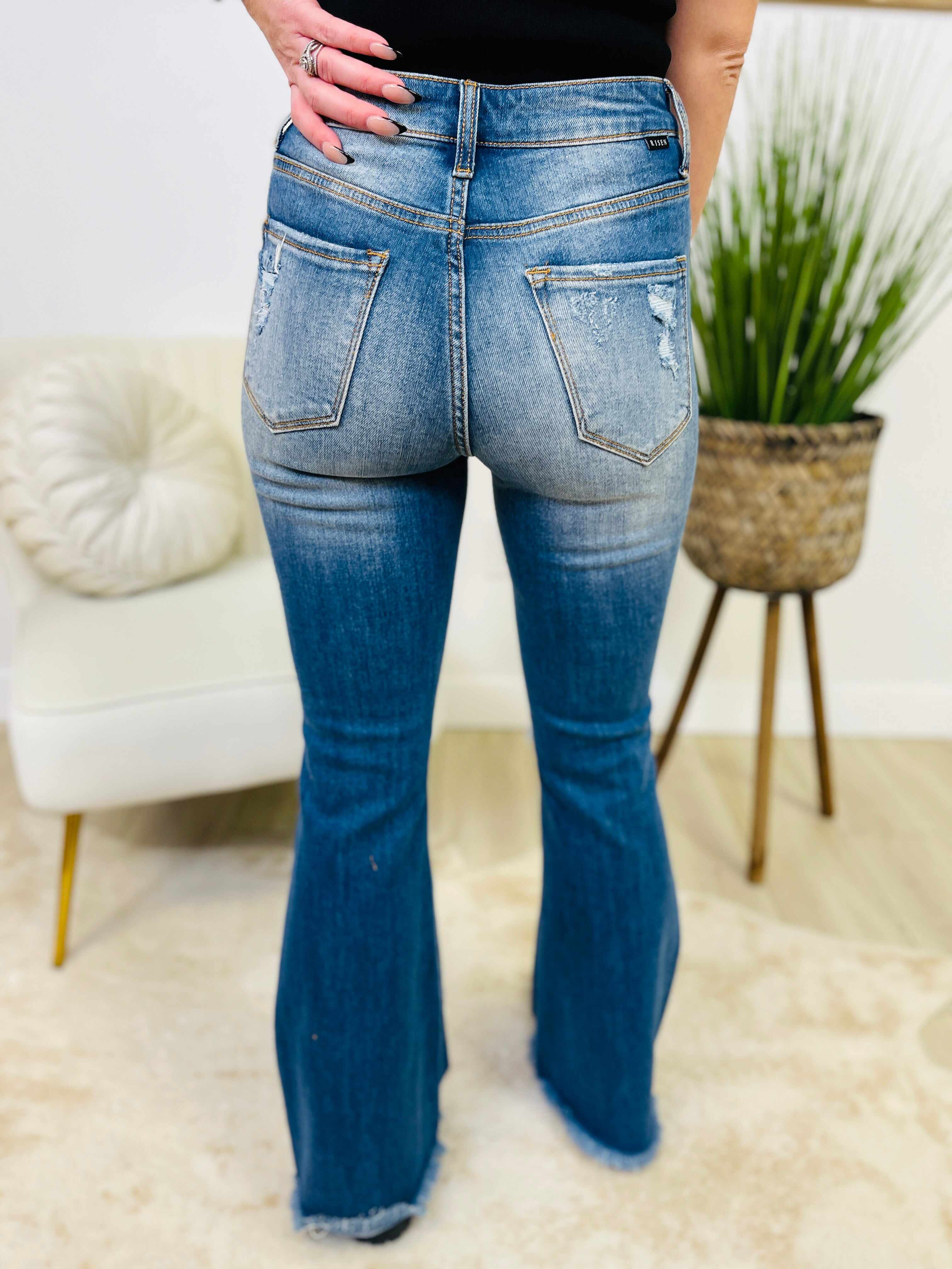 Risen PLUS/REG Pop Of Flare Jeans