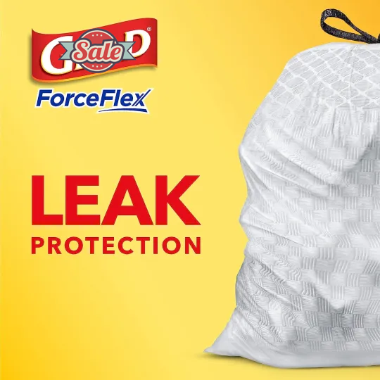 Protection Series Force Flex Drawstring Fresh Clean Odor Shield 13 Gallon 1/110ct