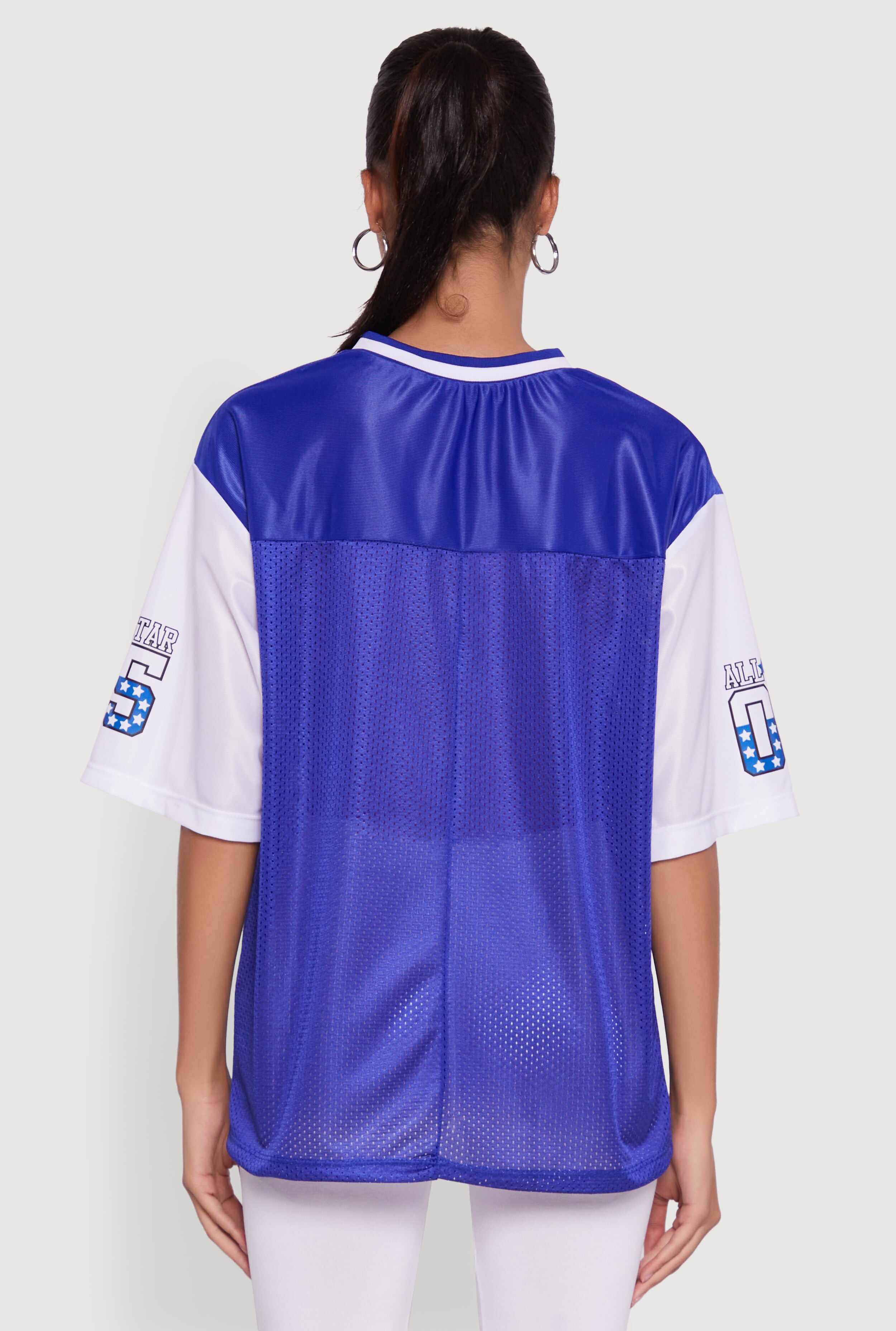 V-Neck All Star 05 Graphic Football Jersey