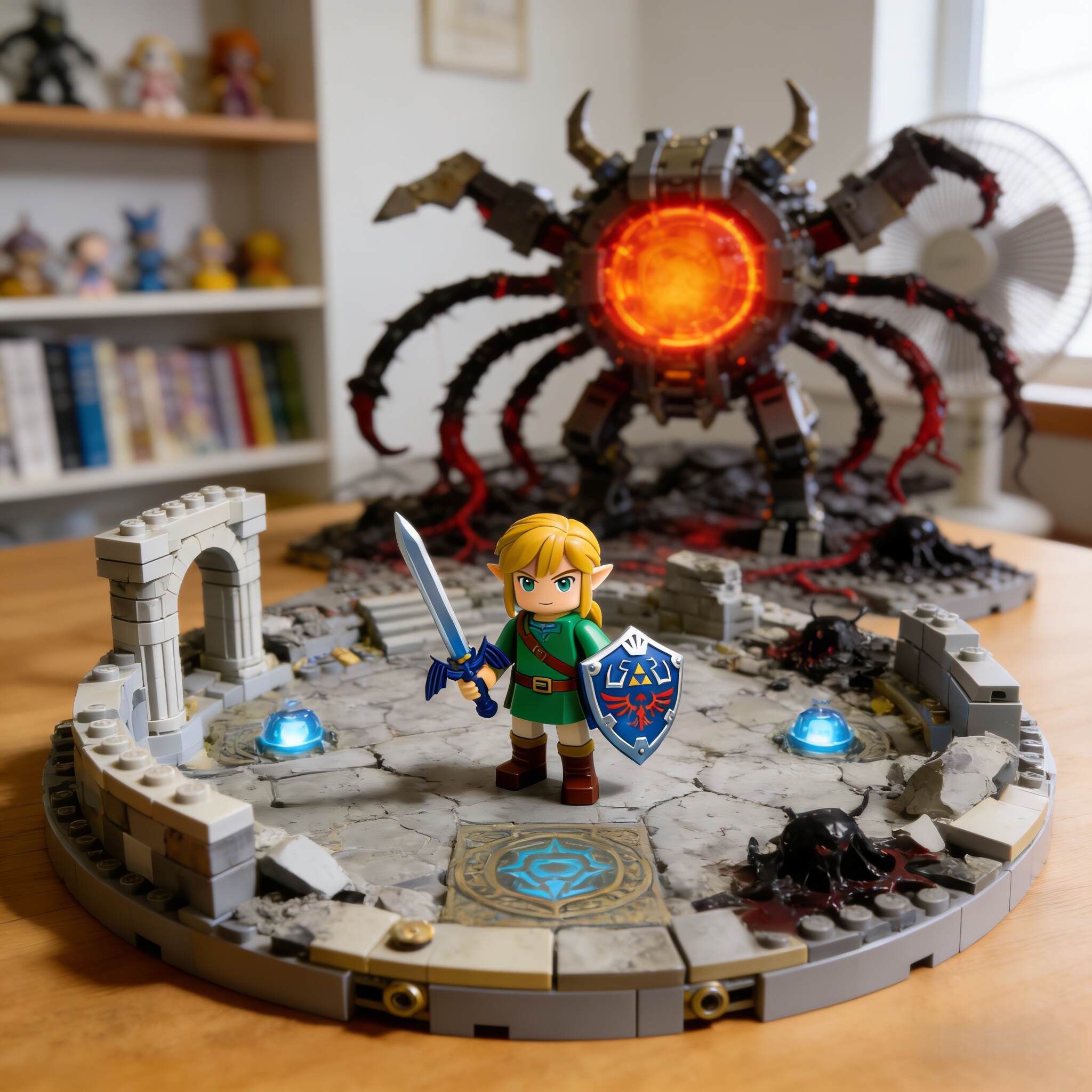 ⚔️ Fantasy Final Battle Building Block Diorama Set
