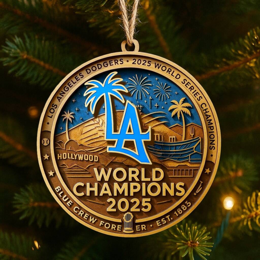 LA 2025 World Champions Ornament
