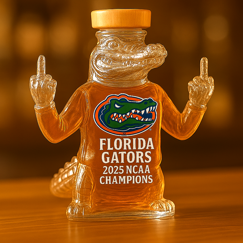 2025 Florida Gators NCAA Championship Mascot Bottle