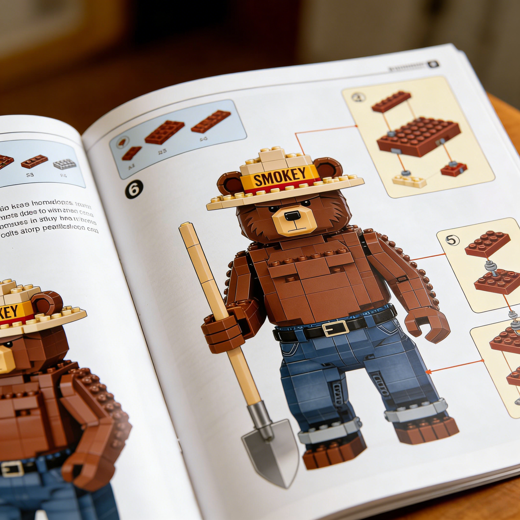 Smokey Bear Brick Ambulance Edition