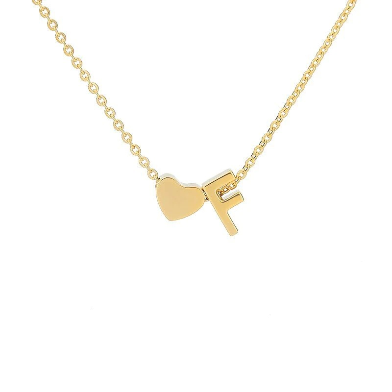 🔥Last Day 69% OFF ✨Personalized Gold Heart A-Z Initial Necklace Jewelry Gift for Her