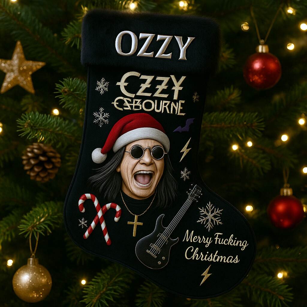 Ozzy Osbourne Christmas Stocking